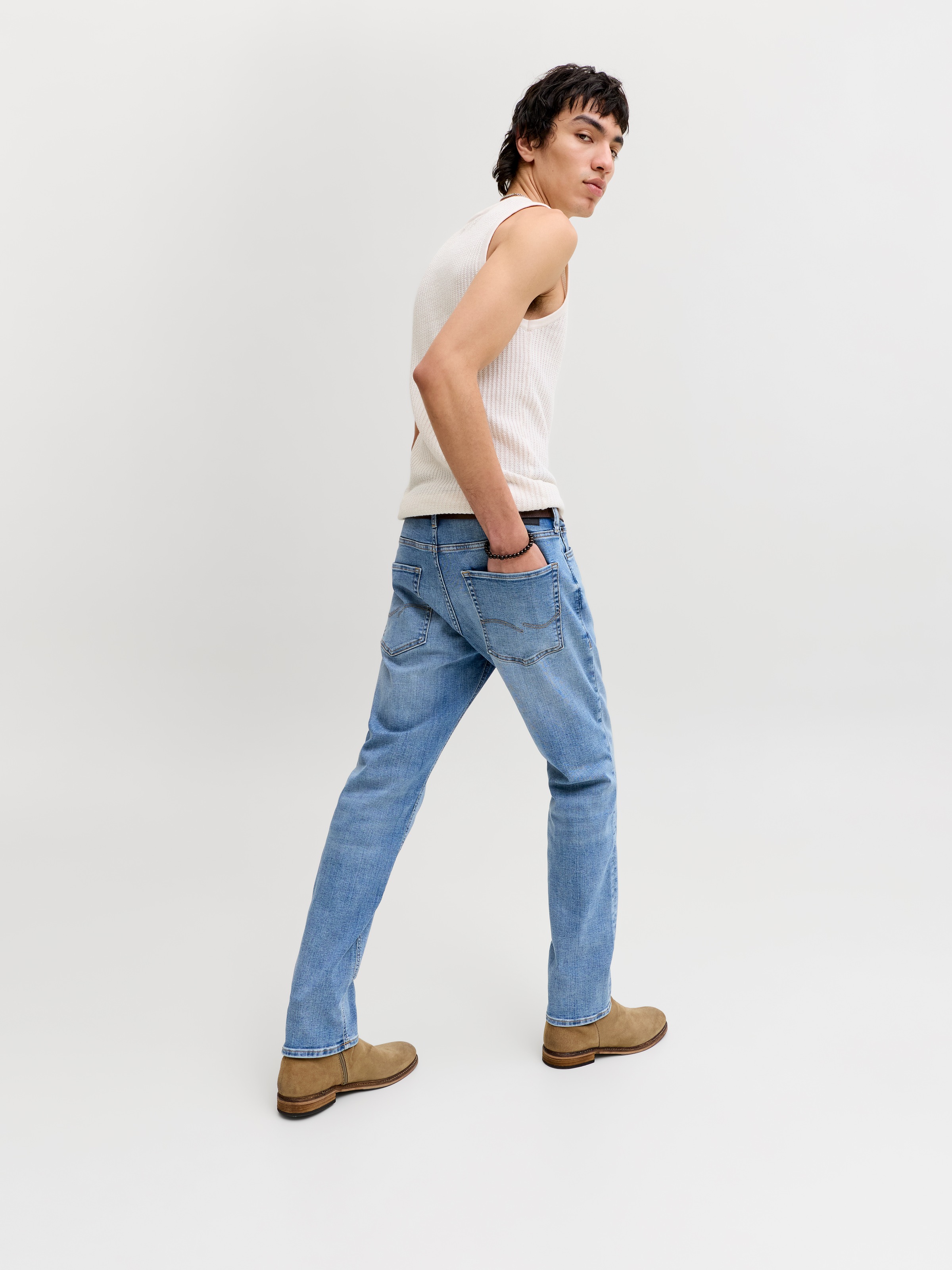 Jack & Jones Tapered-fit-Jeans »JJIMIKE JJORIGINAL ST 171 NOOS« Baumwollmischung, comfort fit