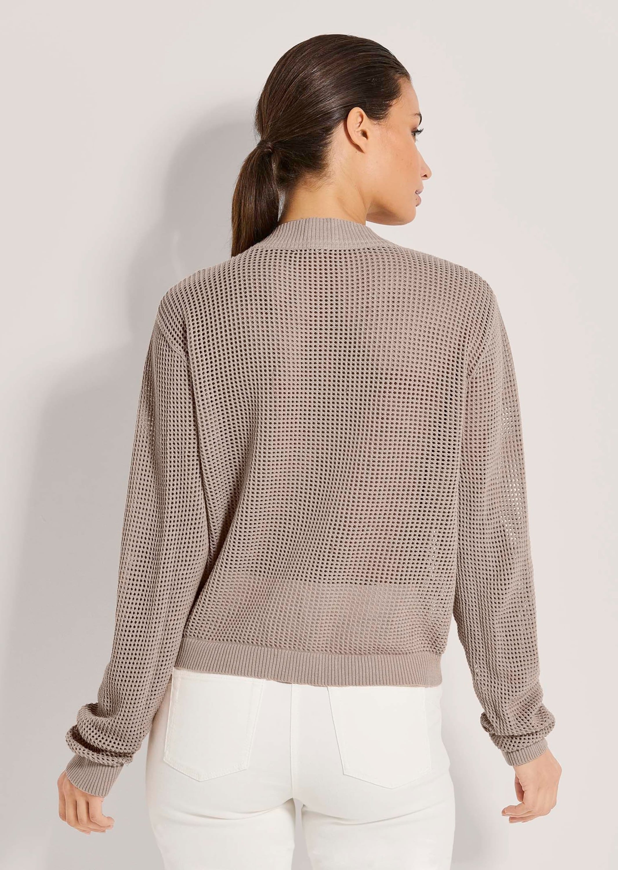 MADELEINE Strickjacke »Strickjacke Kurze Ajour-Strickjacke«