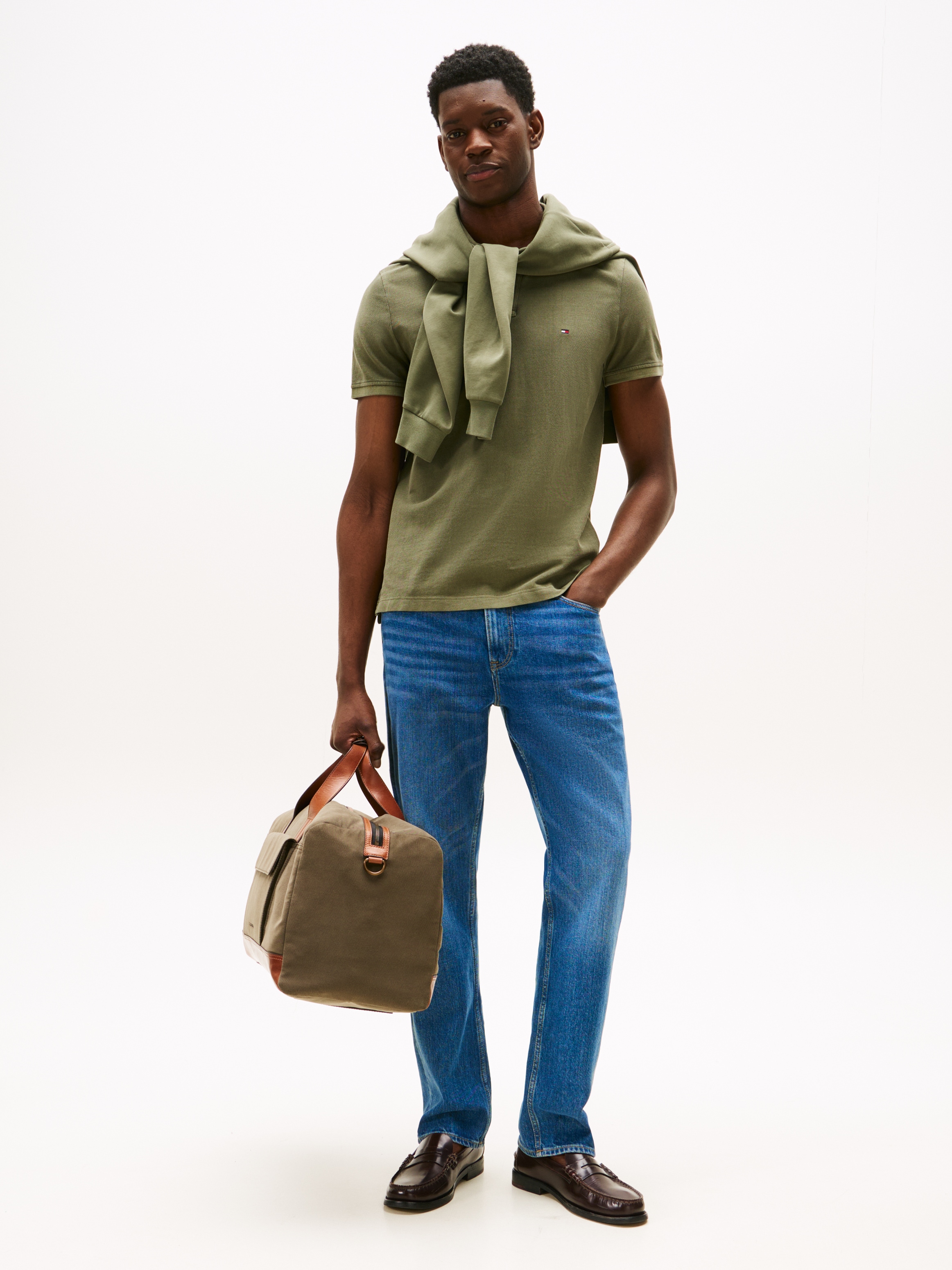 Tommy Hilfiger Poloshirt »GARMENT DYE REG POLO«, leicht gewaschene Optik