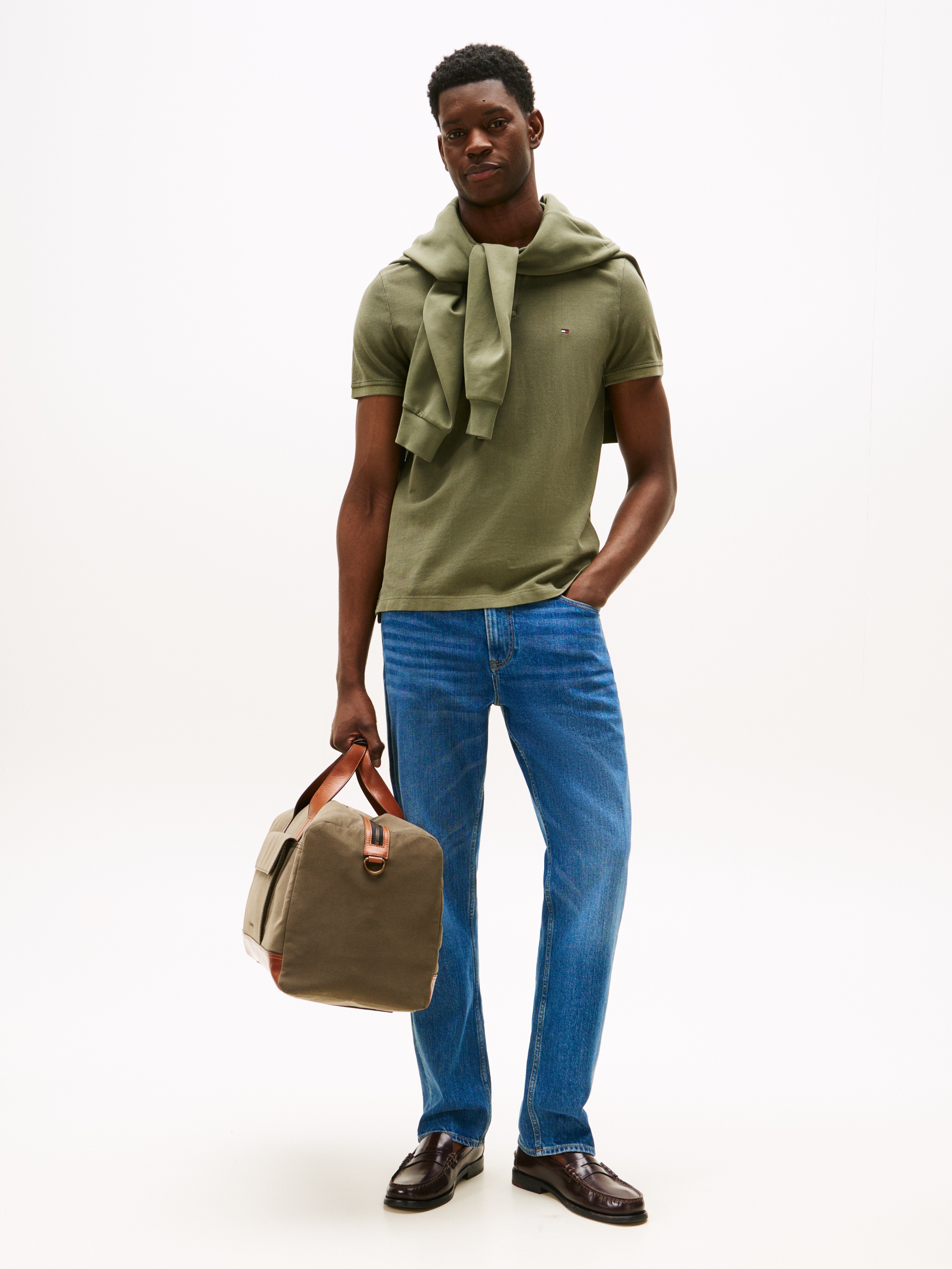 Tommy Hilfiger Poloshirt "GARMENT DYE REG POLO", leicht gewaschene Optik günstig online kaufen