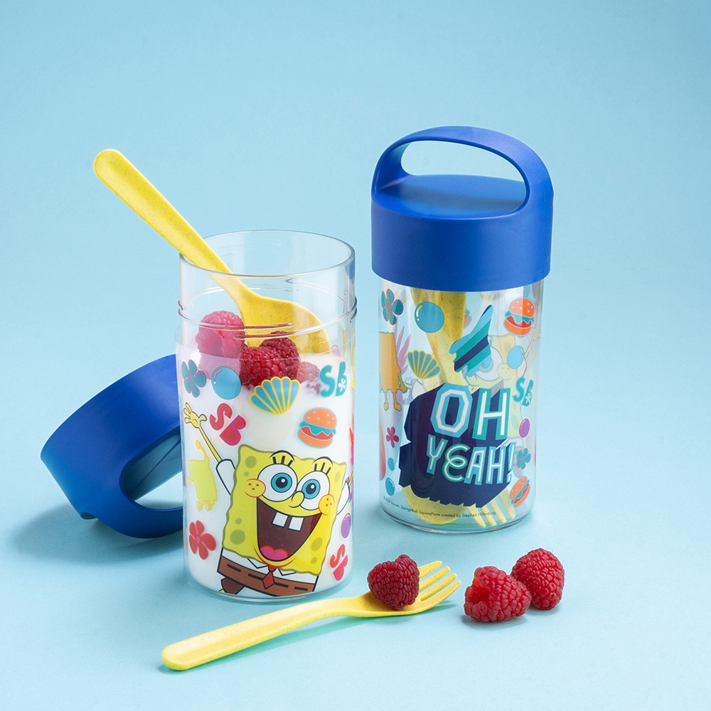 KOZIOL Trinkflasche »BUDDY SNACK 0,5 SPONGEBOB SQUAREPANTS Snackpot«