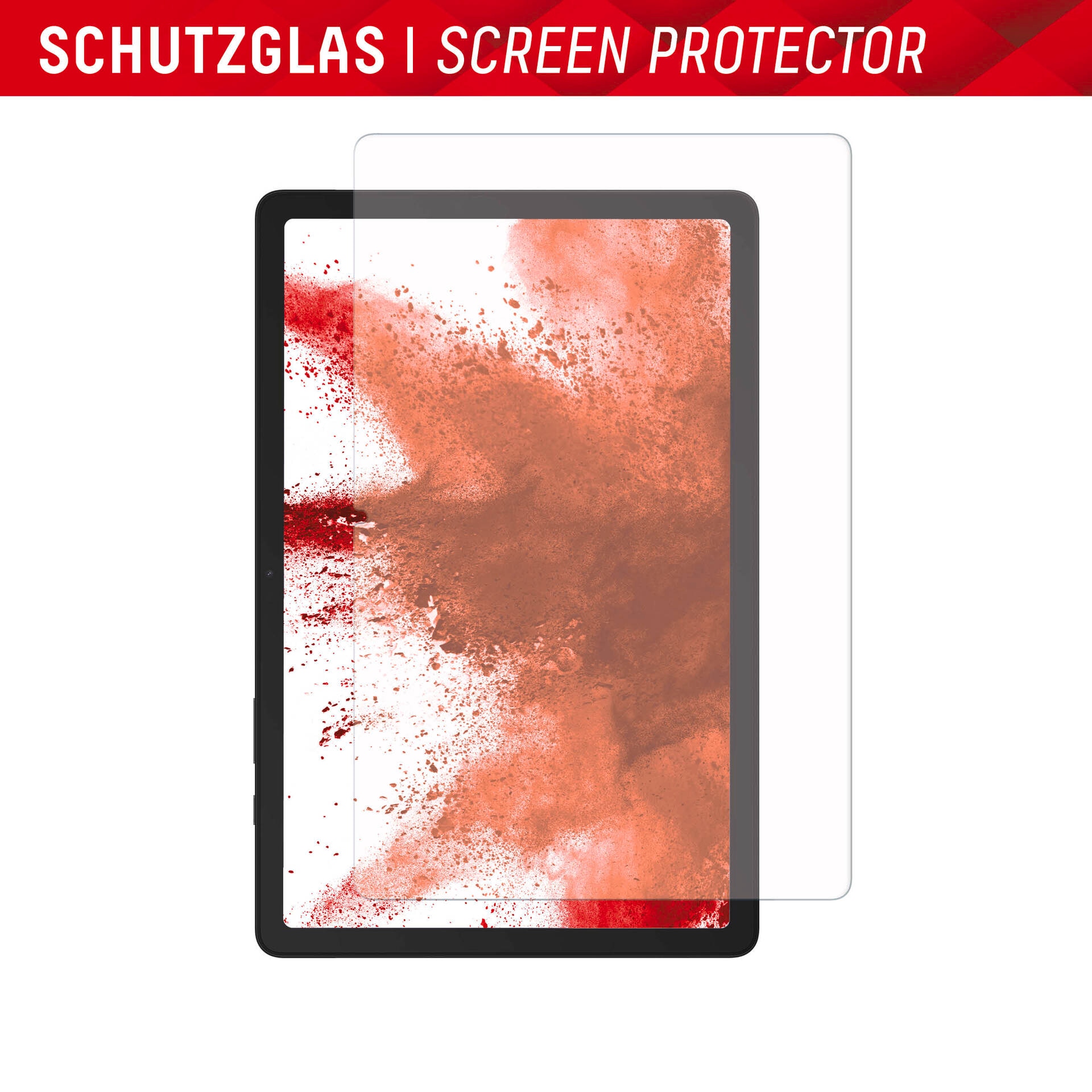 Displex Displayschutzglas »Tablet Glass«, für Samsung Galaxy Tab A9+, Bildschirmschutz, Schutzglas, Splitterschutz, kratzfest