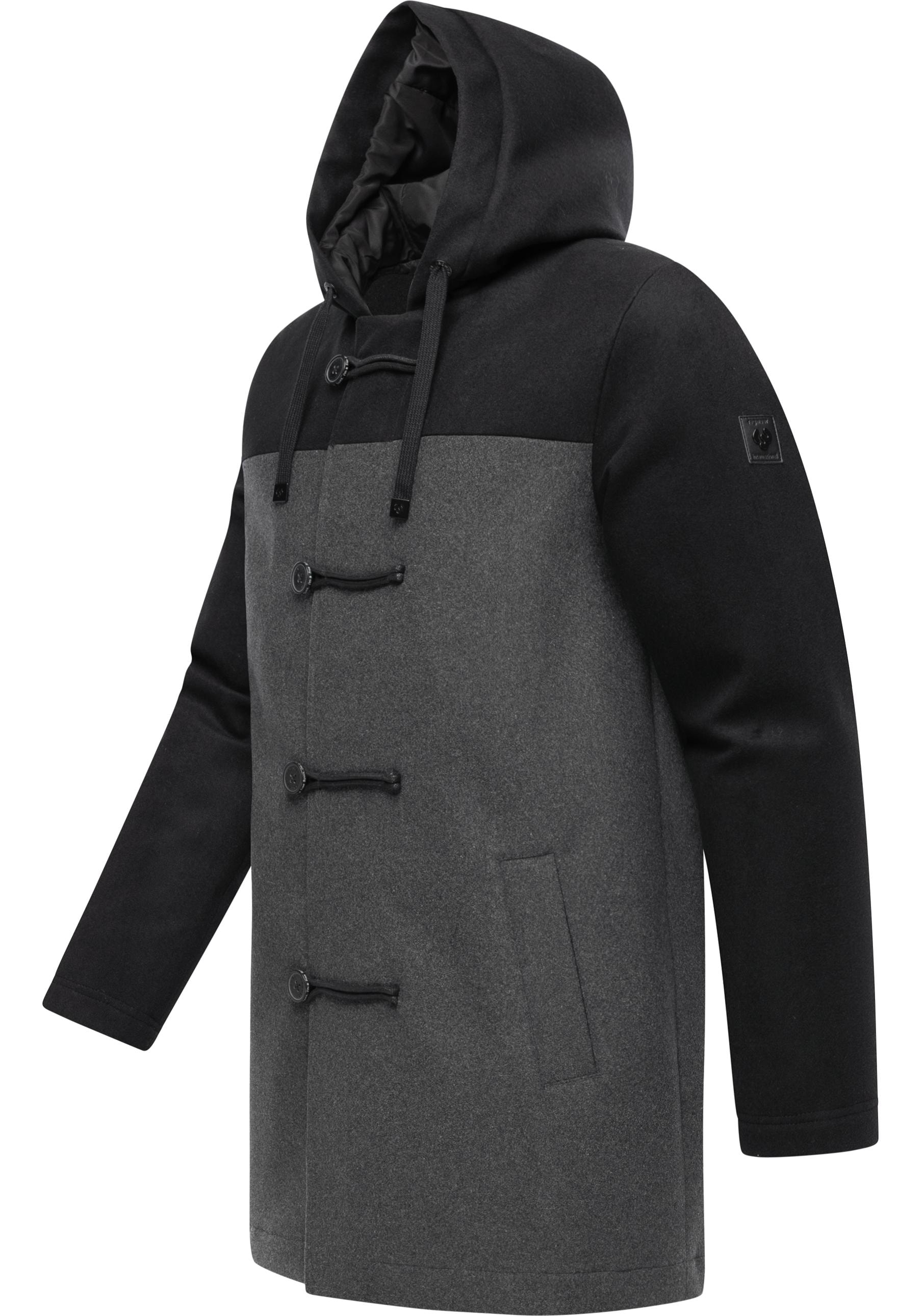 Ragwear Dufflecoat »Dorvan YOUMODO« Funktionaler Herren Fleece-Mantel