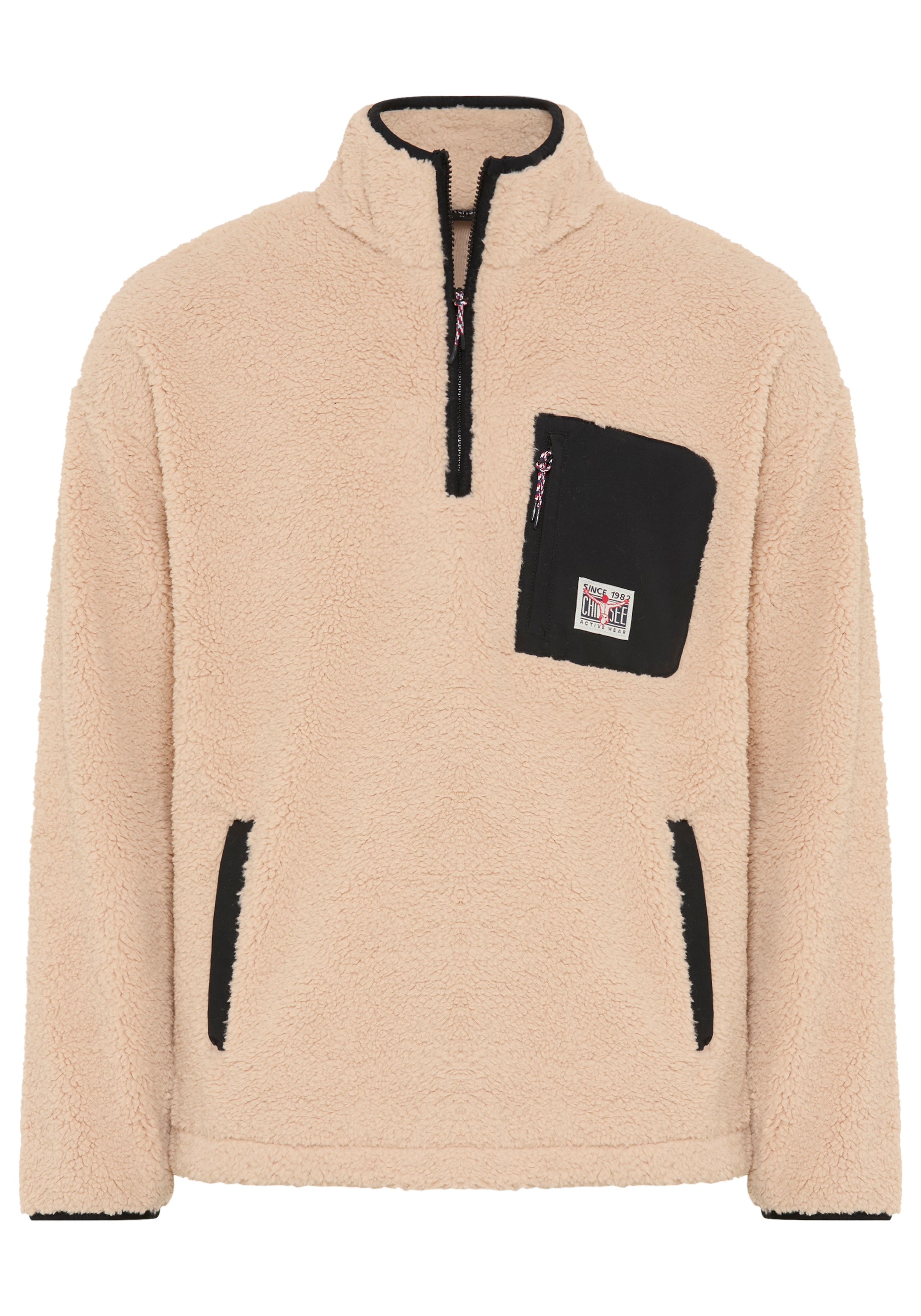 Chiemsee Strickfleece-Pullover »Teddyfleecepullover«
