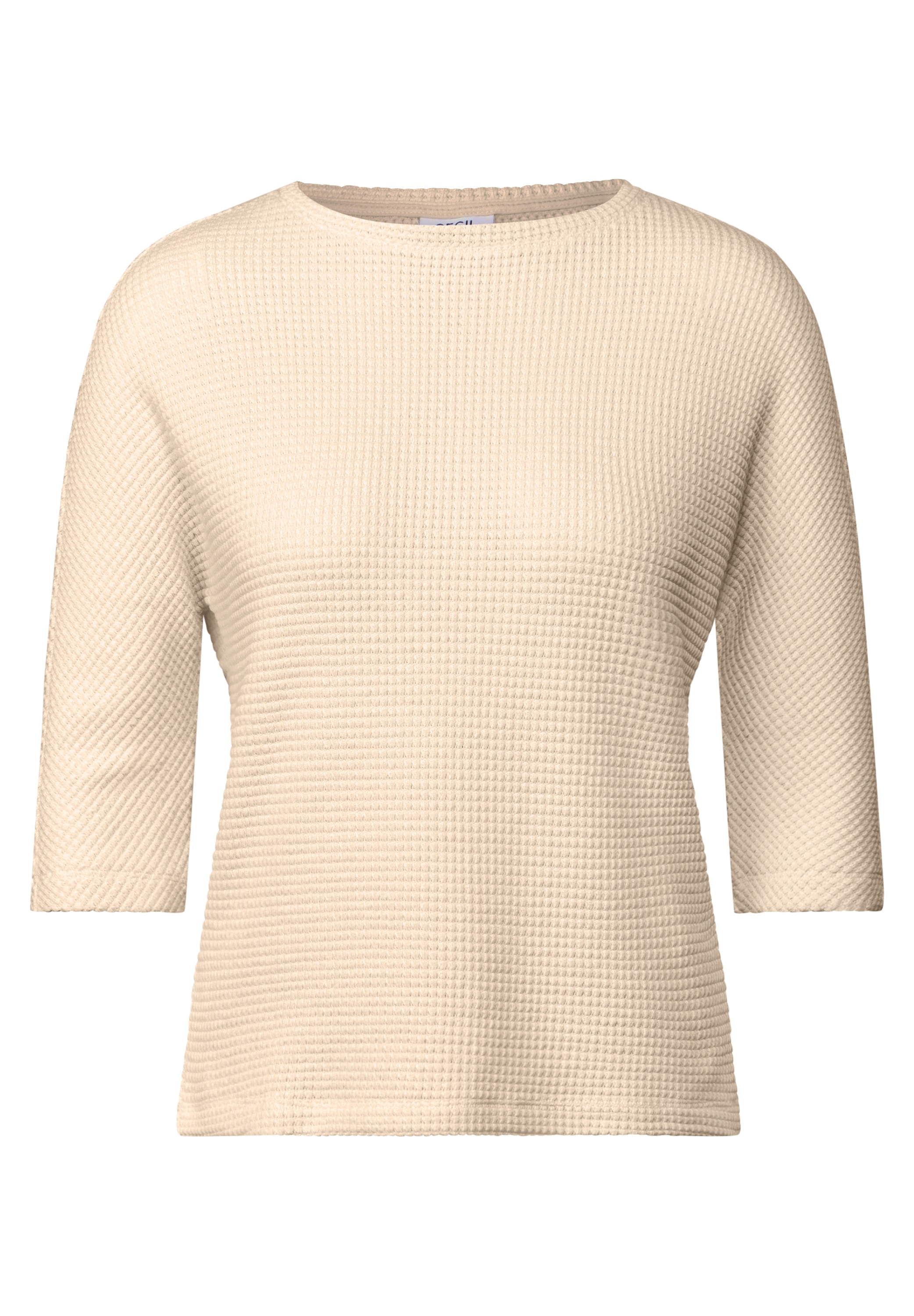 Cecil 3/4-Arm-Shirt, mit U-Boot-Ausschnitt