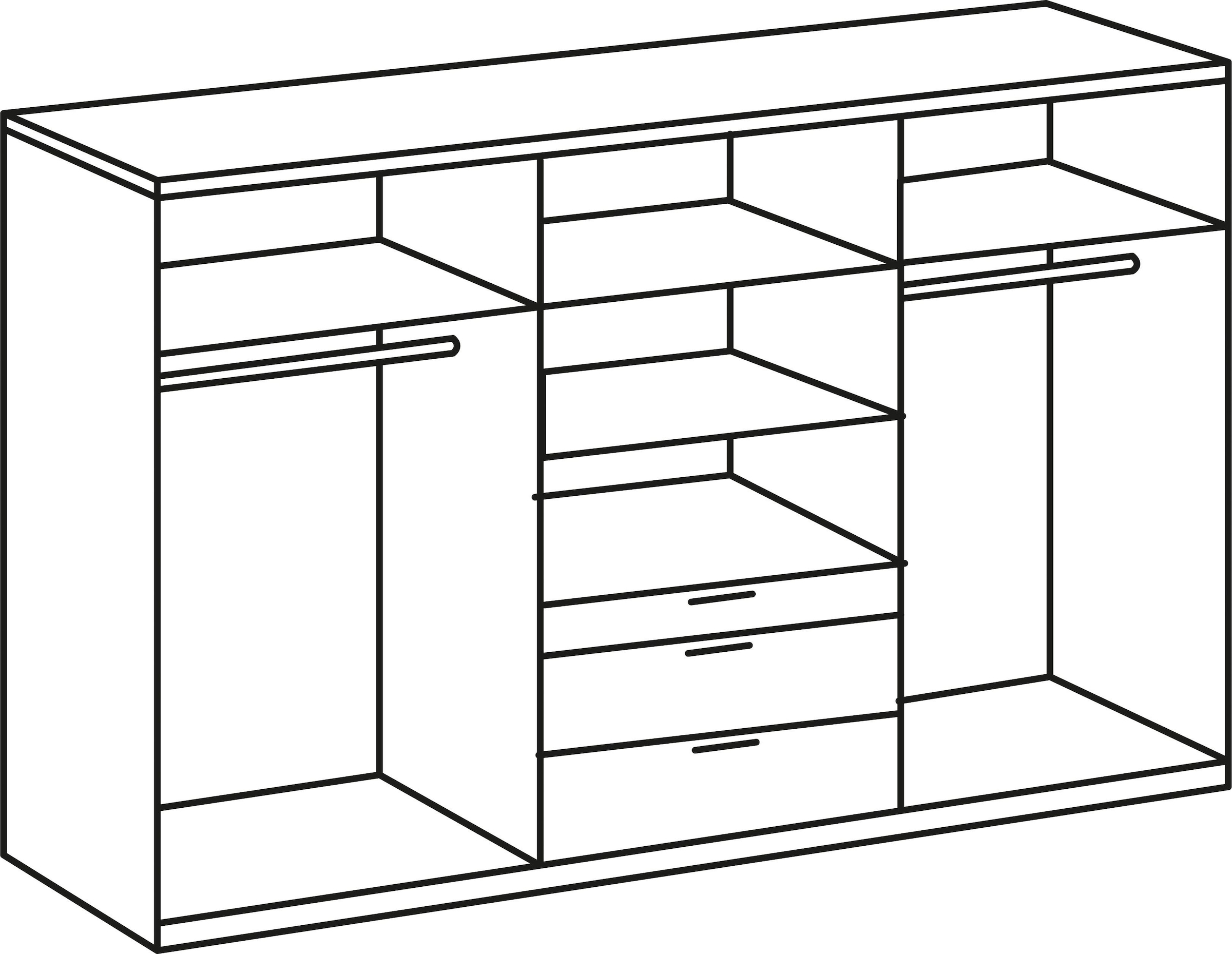 Wimex Kleiderschrank »New Spiegeltür mit York«, | BAUR