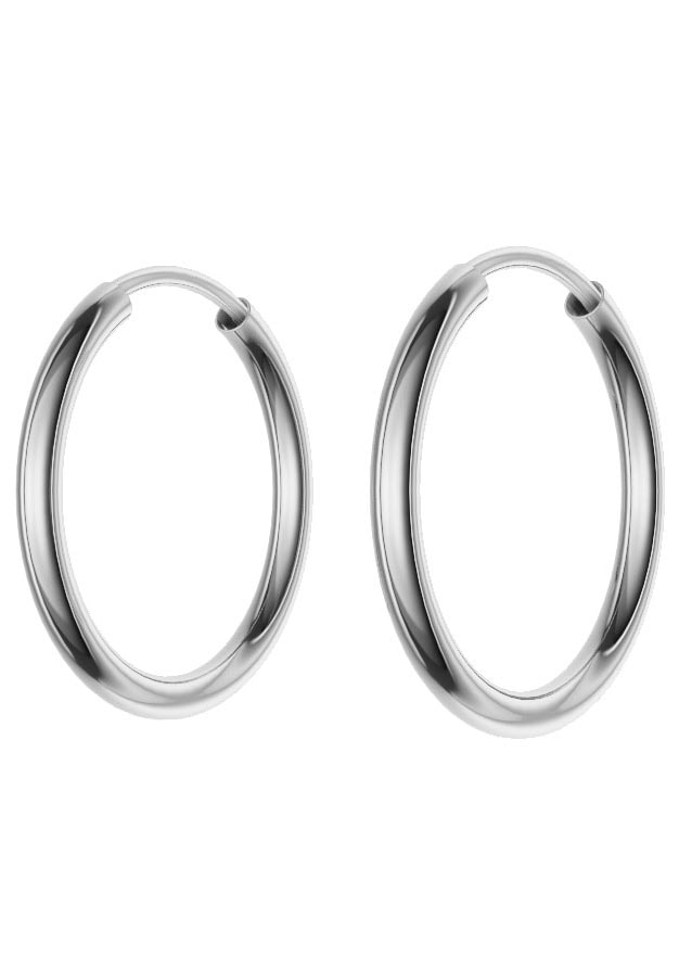 Firetti Paar Creolen »Schmuck Geschenk Silber 925 2,0 mm breit«, Made in Germany