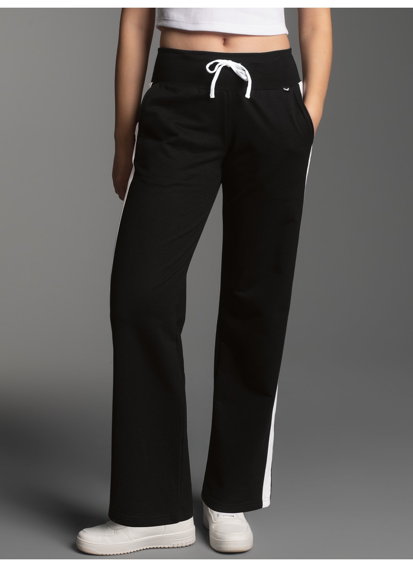 Trigema Jerseyhose »TRIGEMA Jogginghose mit kontrastfarbigen Elementen«