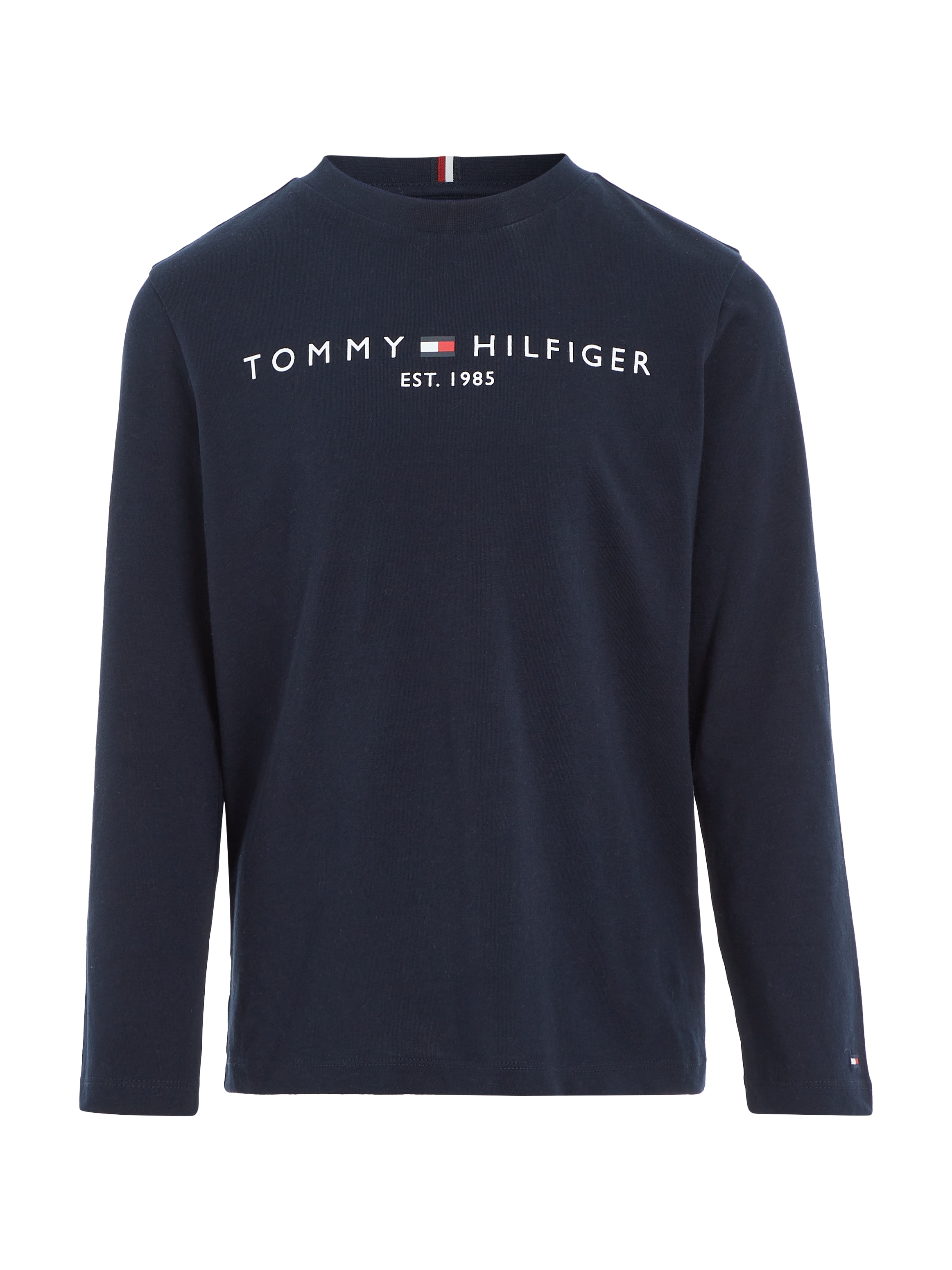 und für Tommy Mädchen TEE | Hilfiger BAUR Jungen Langarmshirt L/S«, »ESSENTIAL