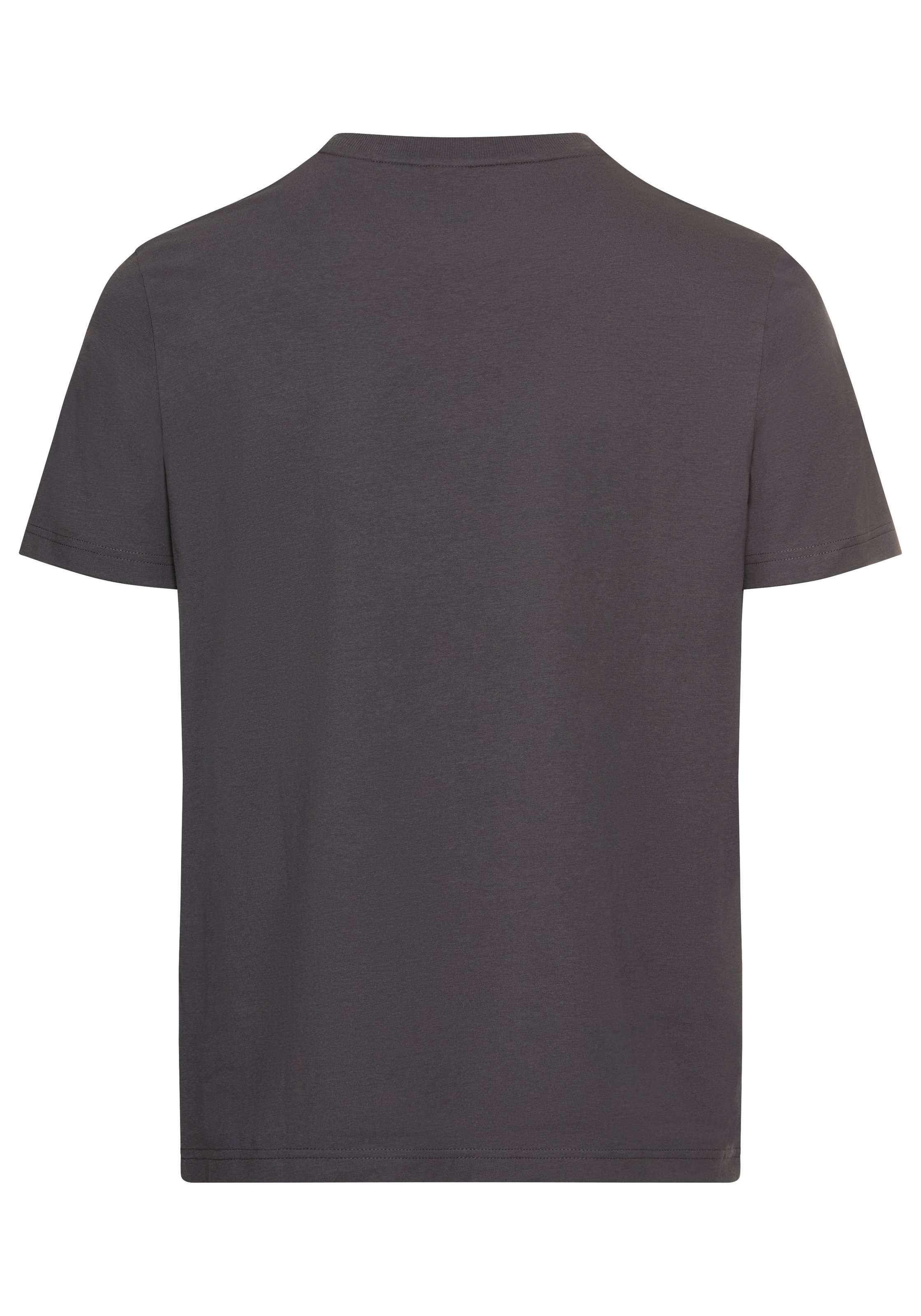 BOSS GREEN Rundhalsshirt »Tee«, mit gummiertem Kontrast-Logo