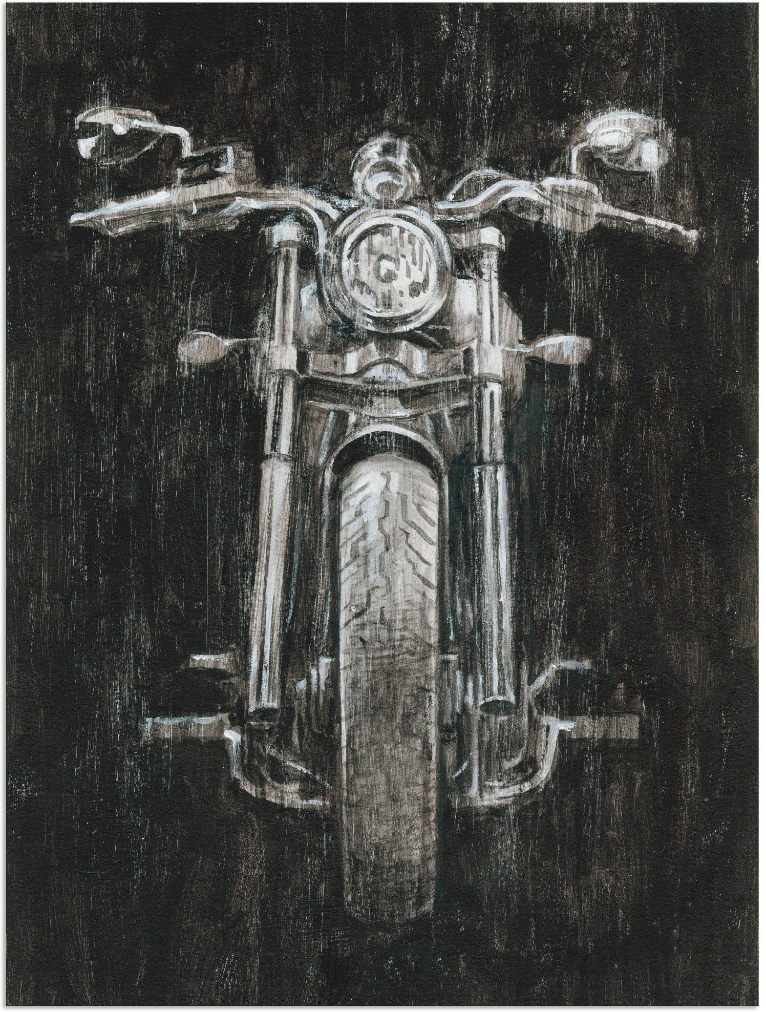 Artland Wandbild »Eisernes Leinwandbild, & BAUR Motorräder oder versch. St.), Größen in Roller, bestellen (1 als Wandaufkleber | Poster Pferd I«, Alubild