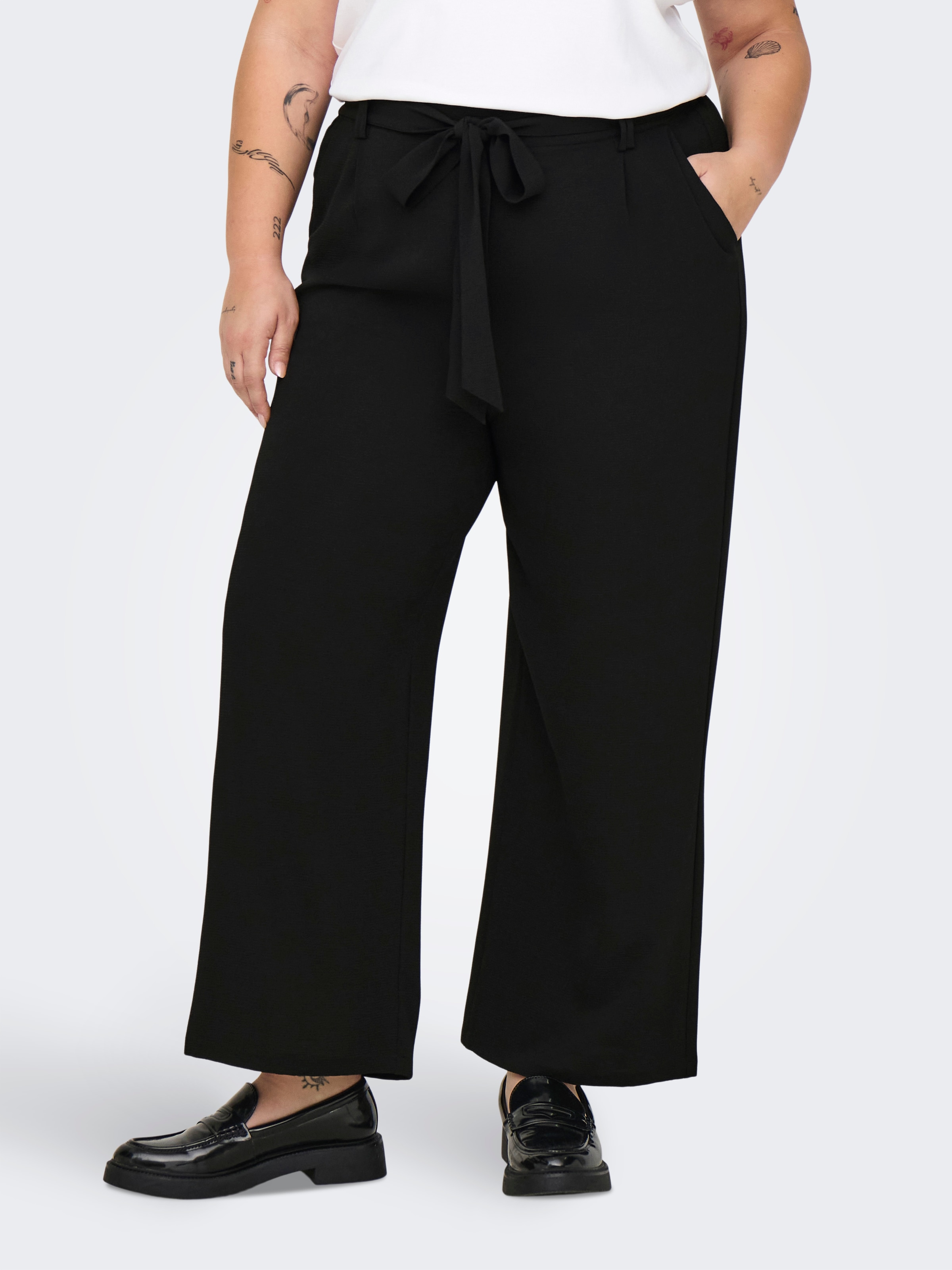 ONLY CARMAKOMA Schlupfhose "CARLUX LIFE PALAZZO ANKLE PANT NOOS", Sommerhos günstig online kaufen