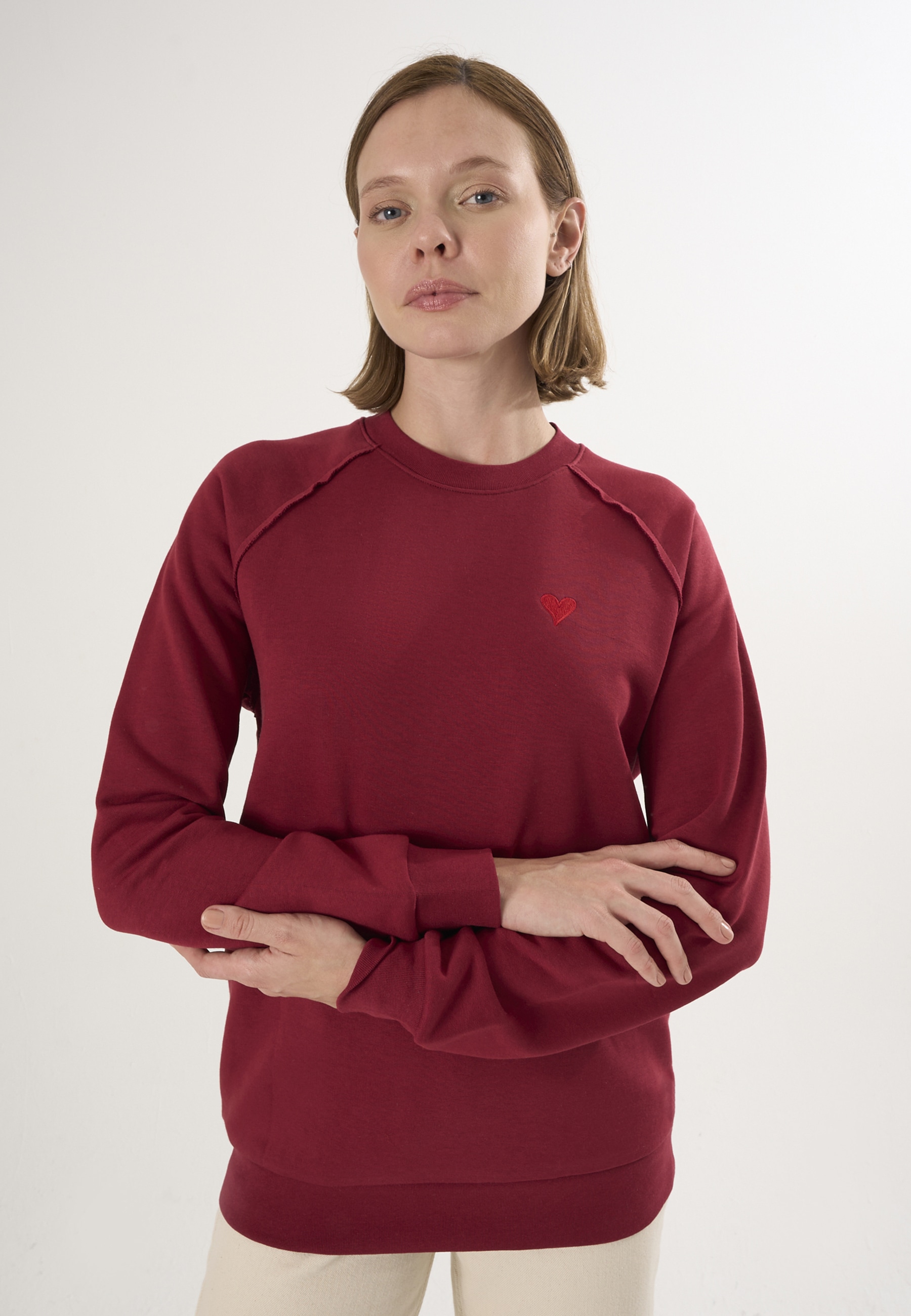 Felix Hardy Sweater "Basic Rundhals Sweatshirt" günstig online kaufen