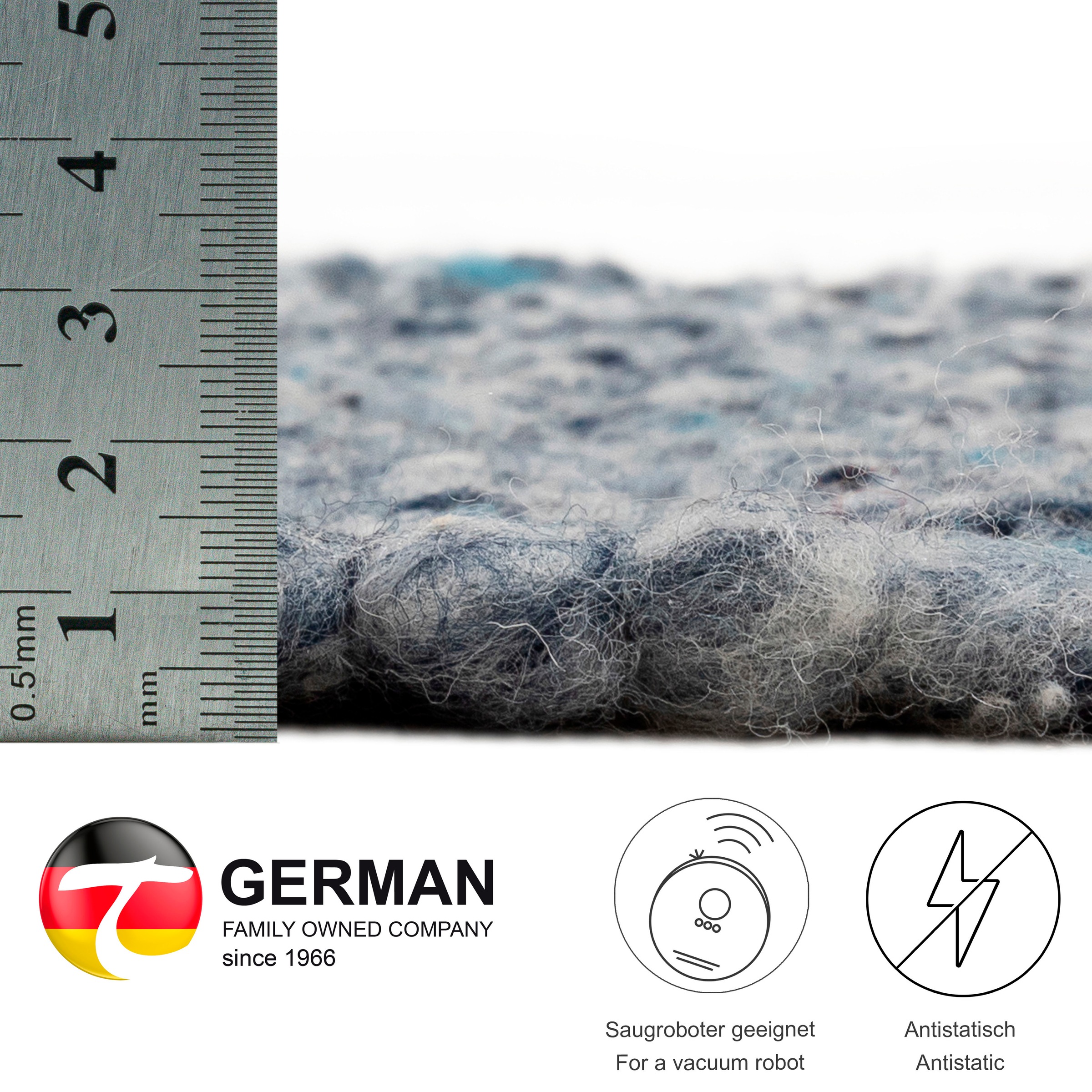 Thumbnail - THEKO Wollteppich "Alm Freude" rechteckig 12 mm Höhe Handweb Teppich, reine Wolle, meliert, handgewebt, Wendeteppich