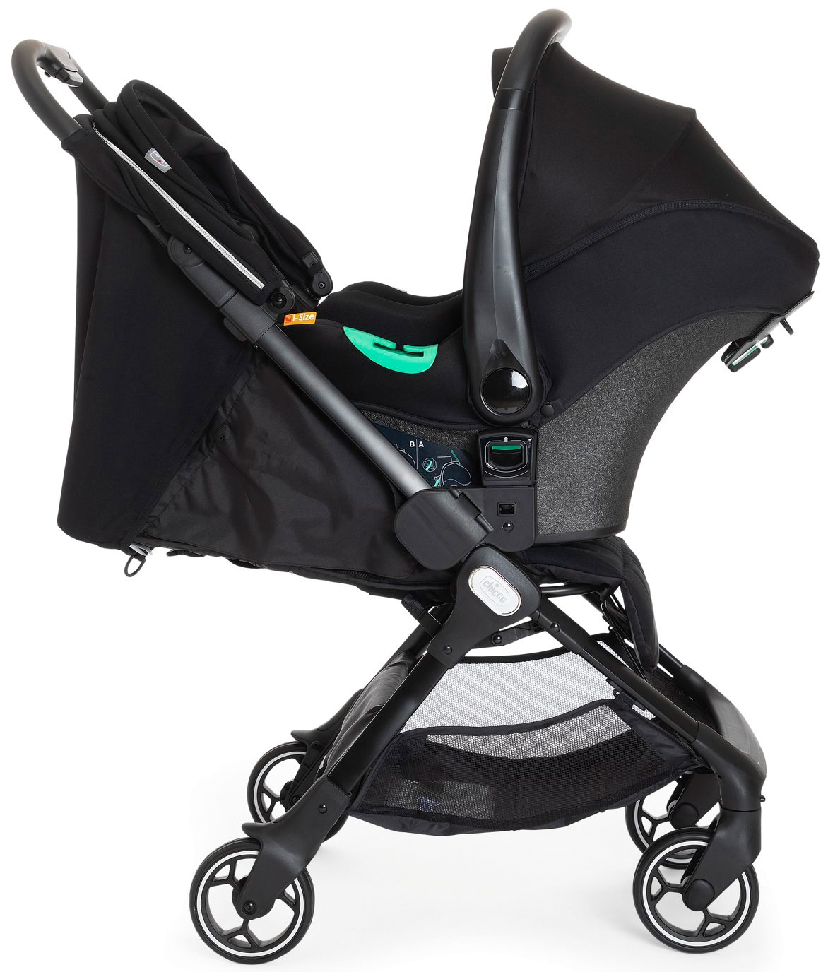 Chicco Sportbuggy »We, Black«, 22 kg, mit Regenschutz und Transporttasche