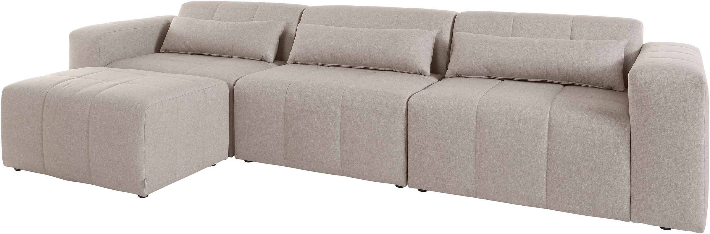 LeGer Home by Lena Gercke Ecksofa »Maileen L-Form«, Modulsofa, bestehend aus 4 Modulen, Farben mixbar