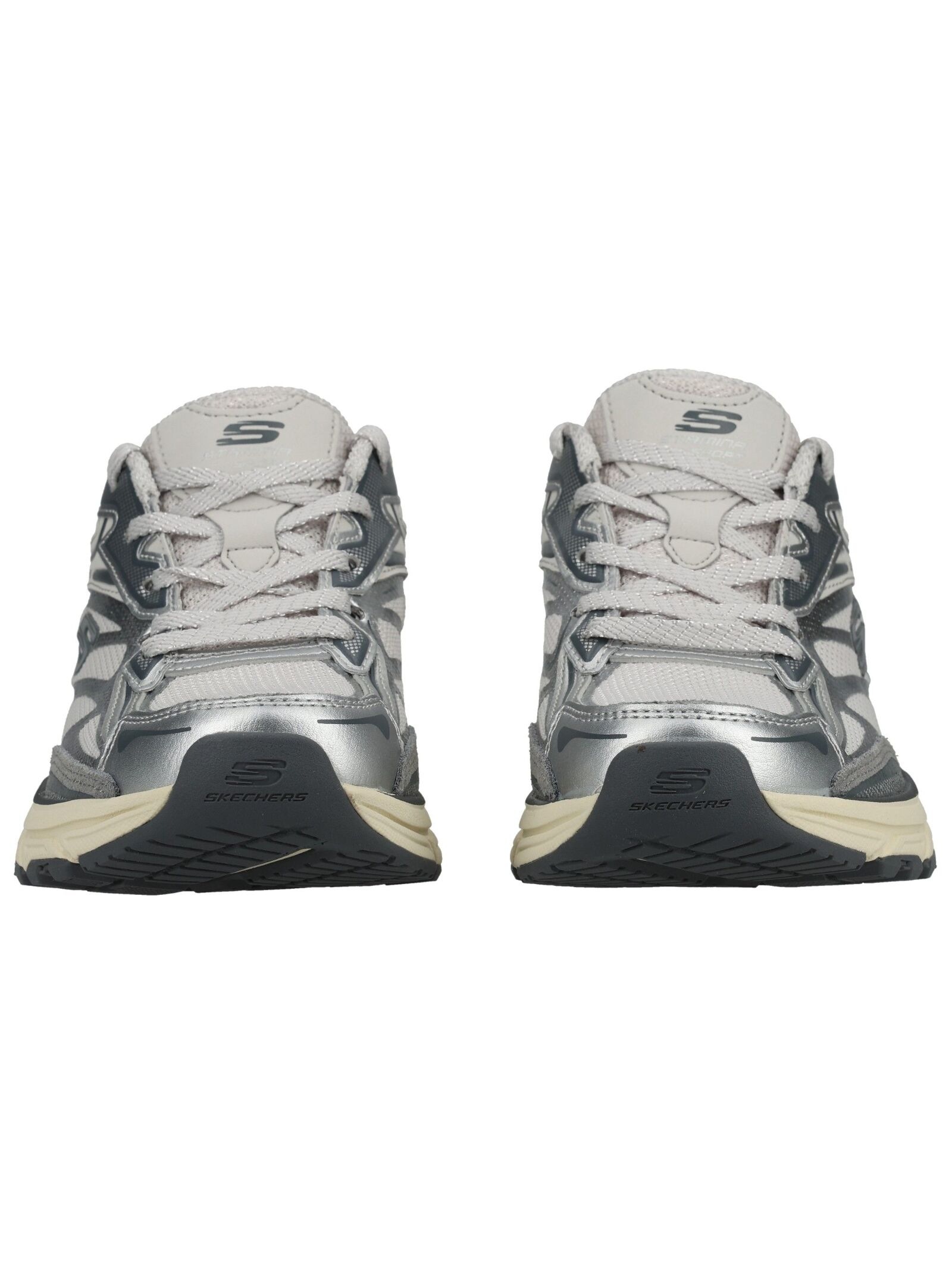 Skechers Stamina Sport Baskets Argent Gris EU 37 5
