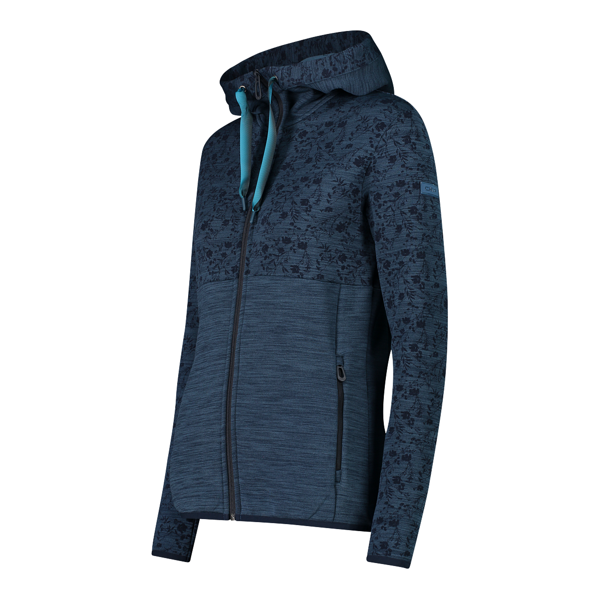 Thumbnail - CMP Funktionsjacke mit fixierter Kapuze, aus Polyester mit Elasthan-Anteil