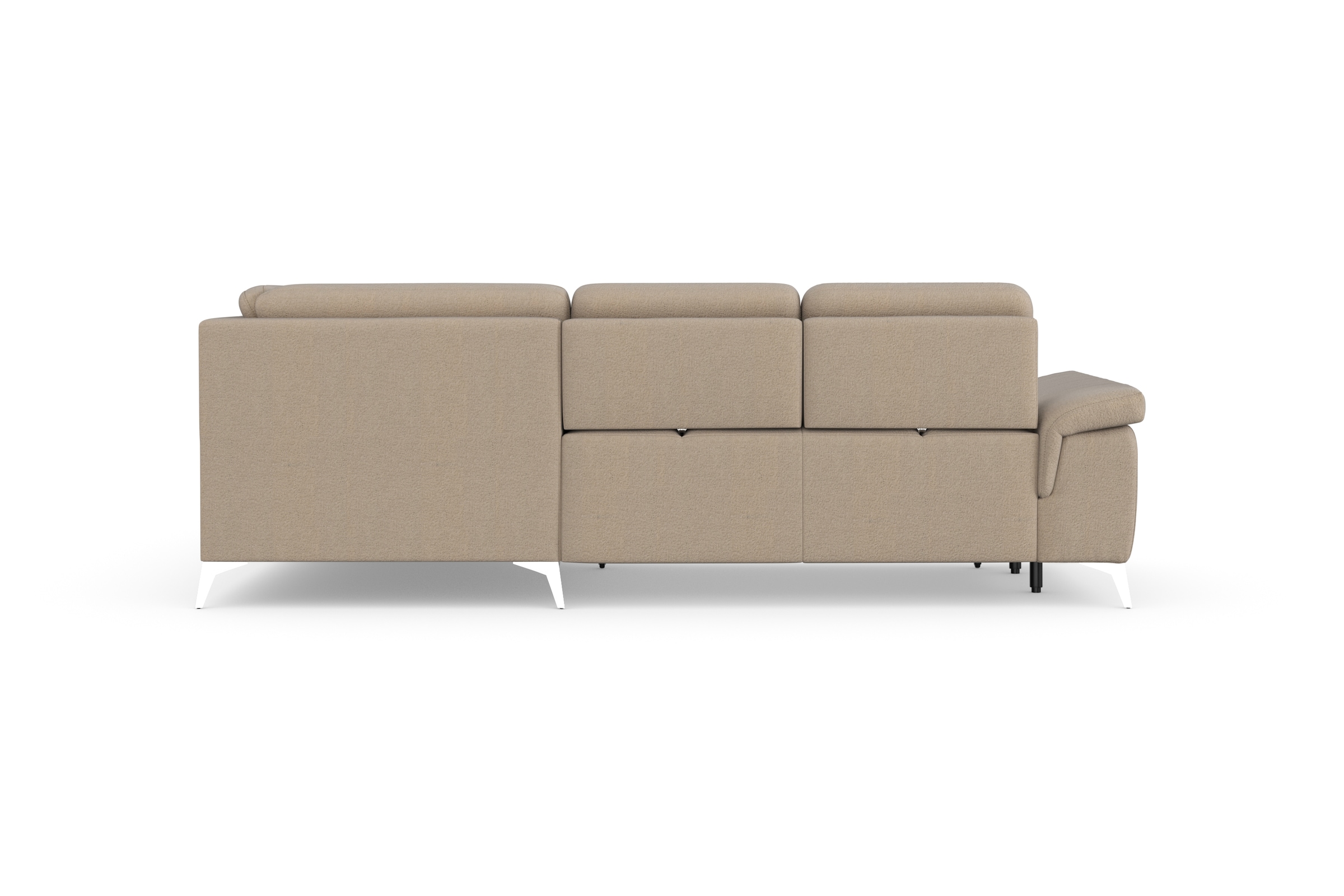 sit&more Ecksofa »Padua L-Form«, inklusive Sitztiefenverstellung, Armteilfunktion und Federkern