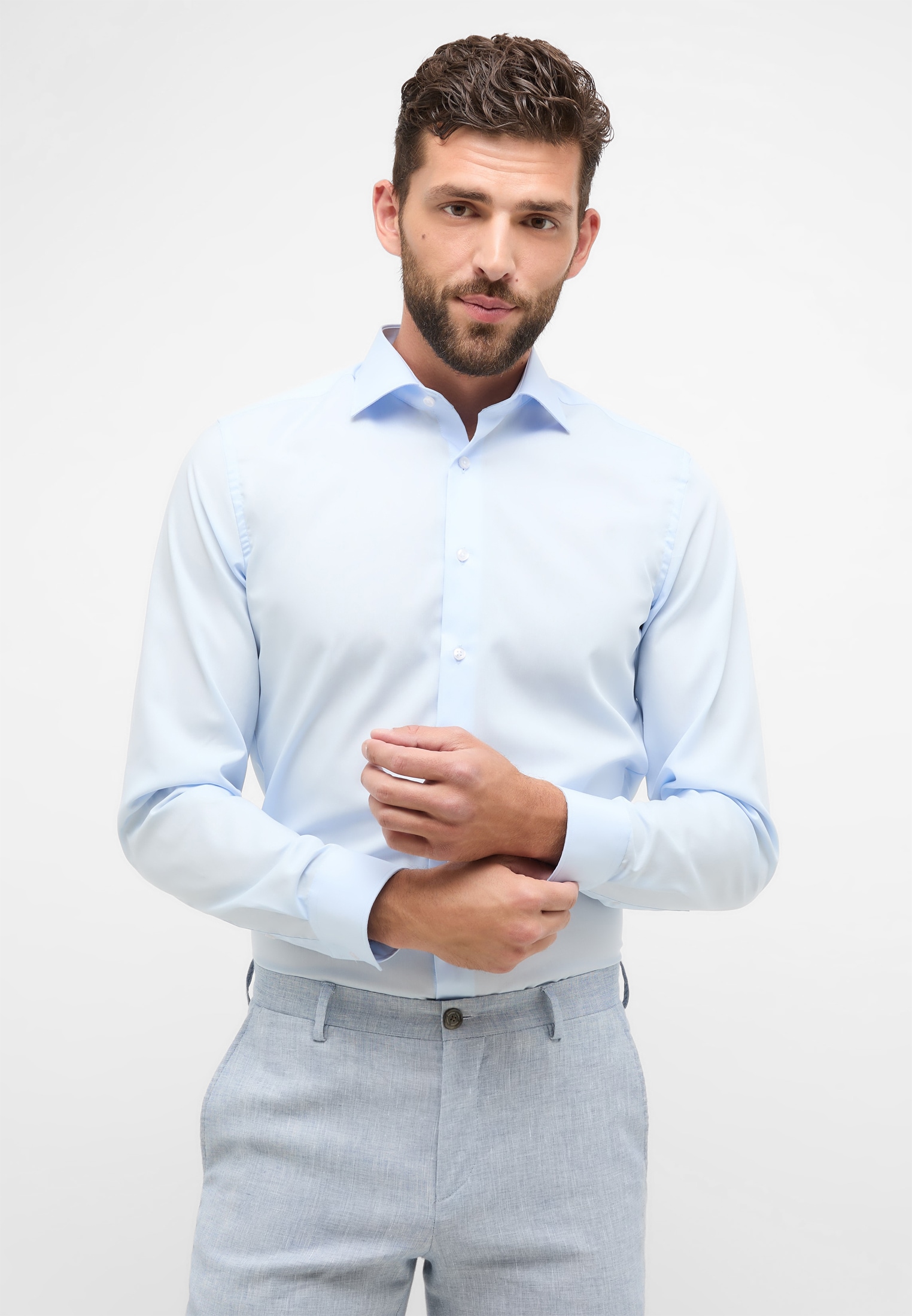 Eterna Langarmhemd "SLIM FIT", NON IRON (bügelfrei) günstig online kaufen