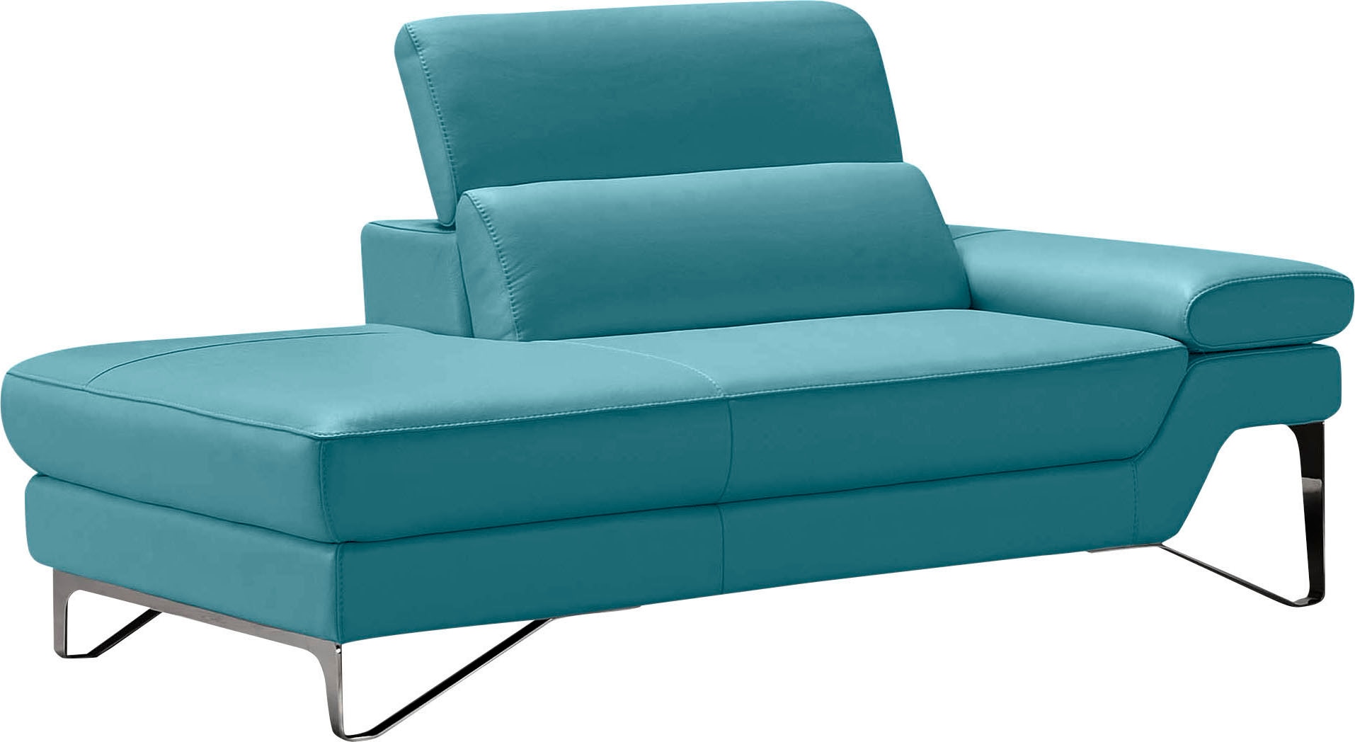 Egoitaliano Ottomane "Princess, elegantes Designsofa mit erstklassigem Sitzkomfort,", inkl. verstellbarem Kopfteil und e