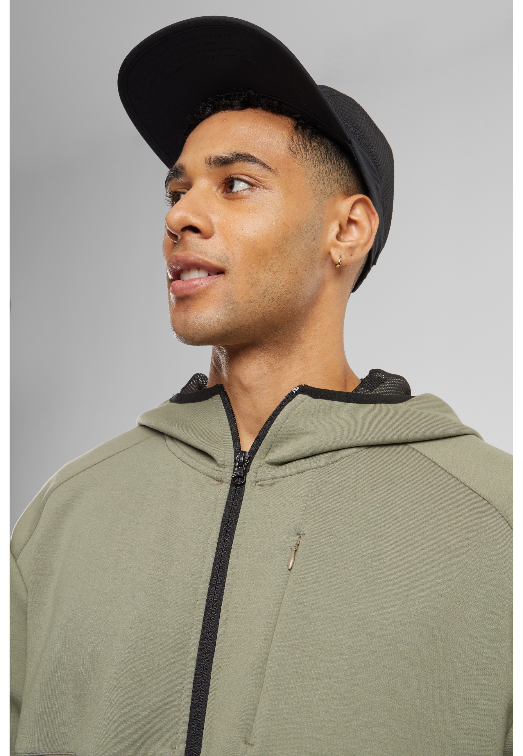 URBAN CLASSICS Kapuzenpullover »Urban Classics Scuba Zip Pocket Hoody« 1