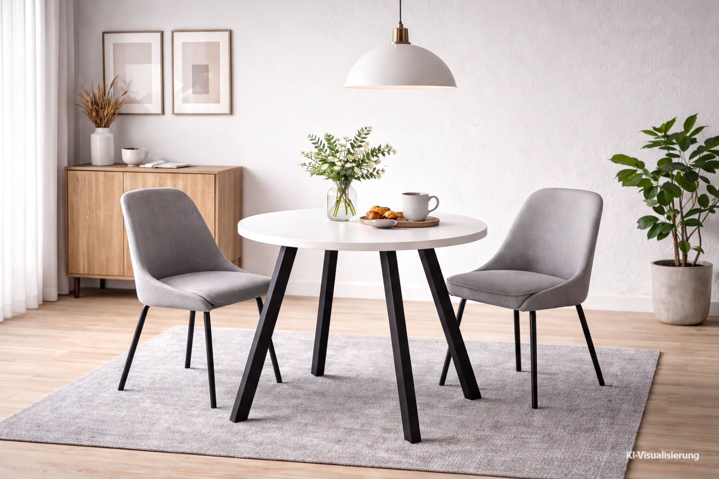 Mäusbacher Bistrotisch "Big Bistro Metall" Runde Platte Ø 70 cm H 75 cm