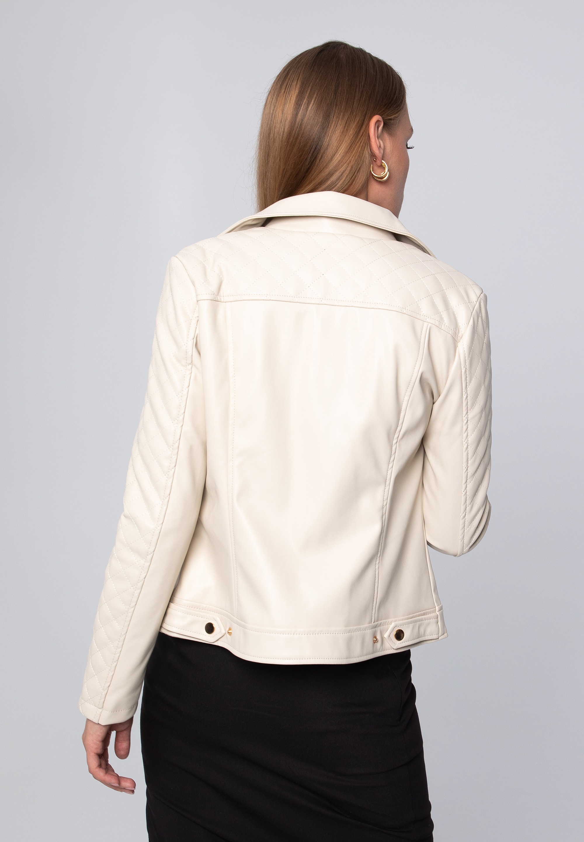 WITTCHEN Lederimitatjacke »Modern Classics«, ohne Kapuze, WITTCHEN Ramones-Jacke für Damen aus Öko-Leder