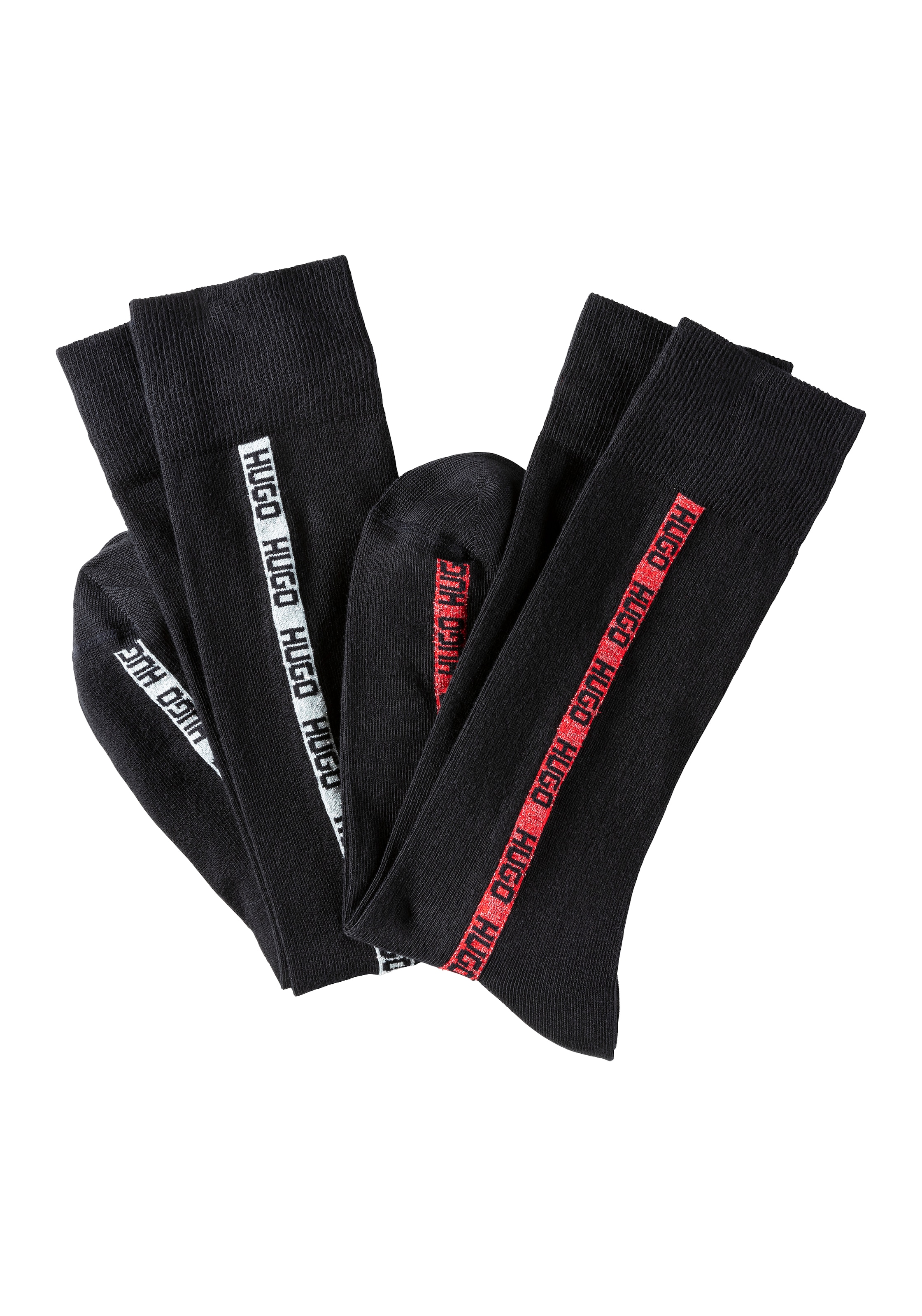 HUGO Underwear Freizeitsocken »2P RS GIFT LUREX CC« (...