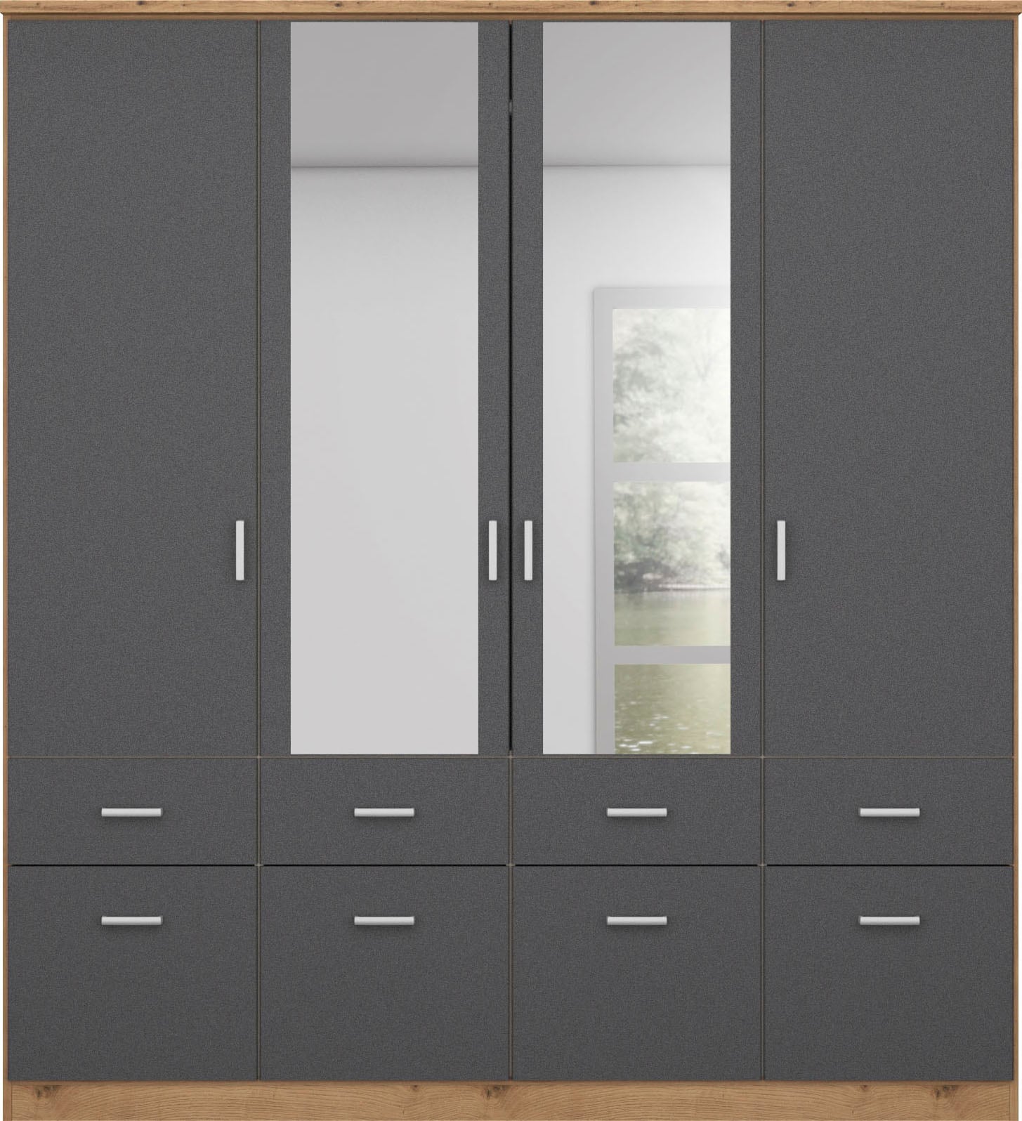 rauch Kleiderschrank »Kleiderschrank Schrank Garderobe deckenhoher Schrank BREMEN«, in vielen Farben und Ausführungen MADE IN GERMANY