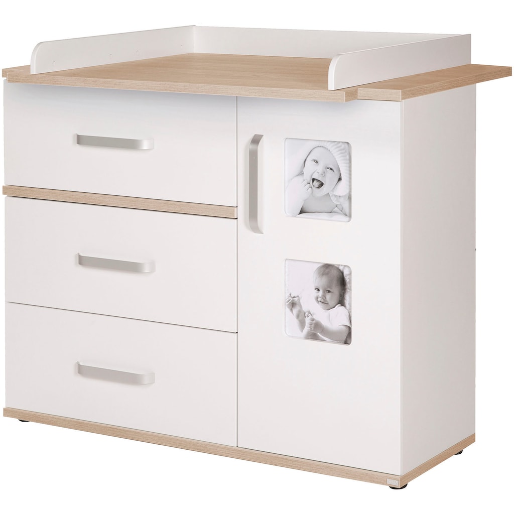 roba® Babyzimmer-Komplettset »Pia«, (Set, 3 St., Kinderbett, Schrank, Wickelkommode)