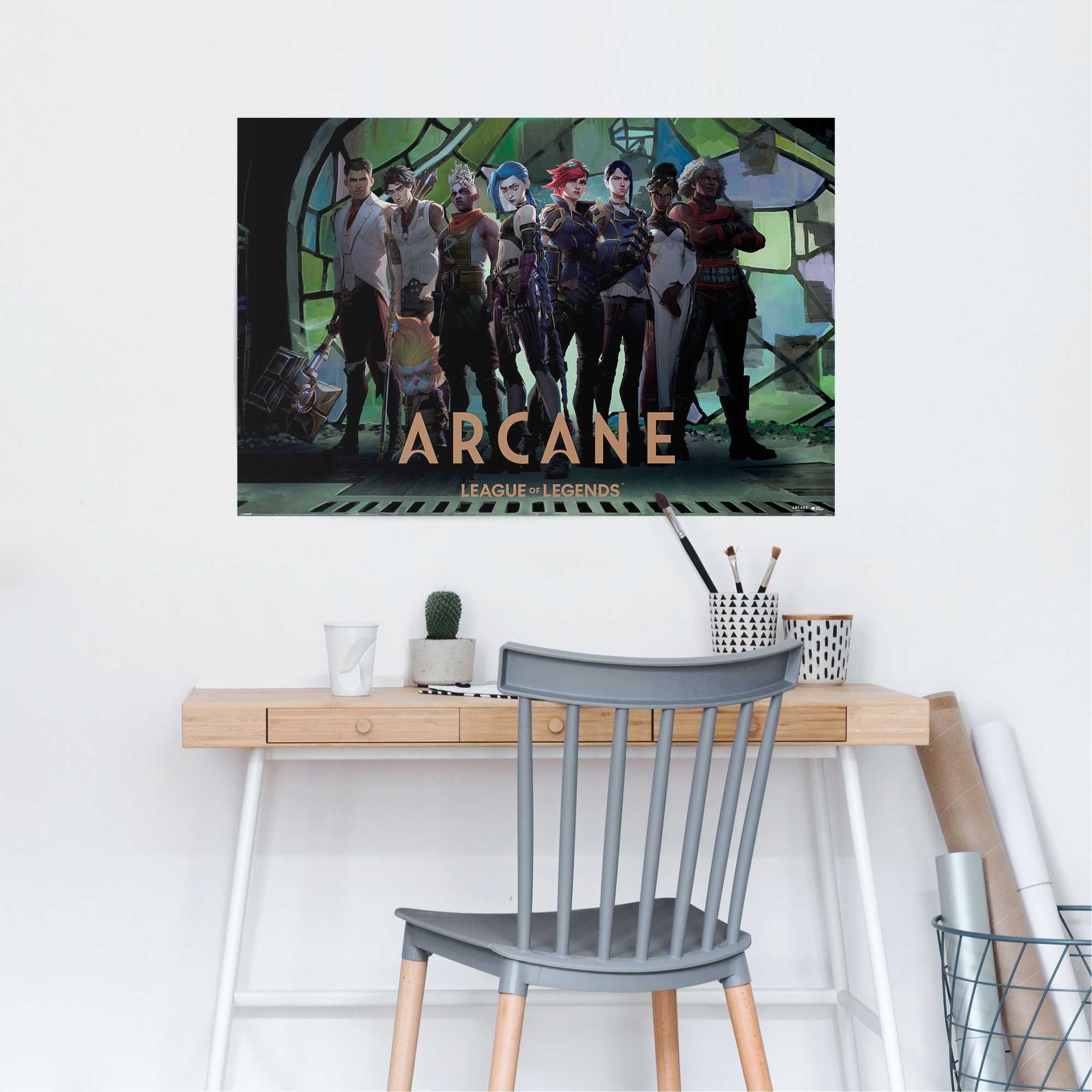 Reinders Poster "Arcane" Teenager Zimmer - Mehrfarbig - 150 gr. Papier - Ca günstig online kaufen