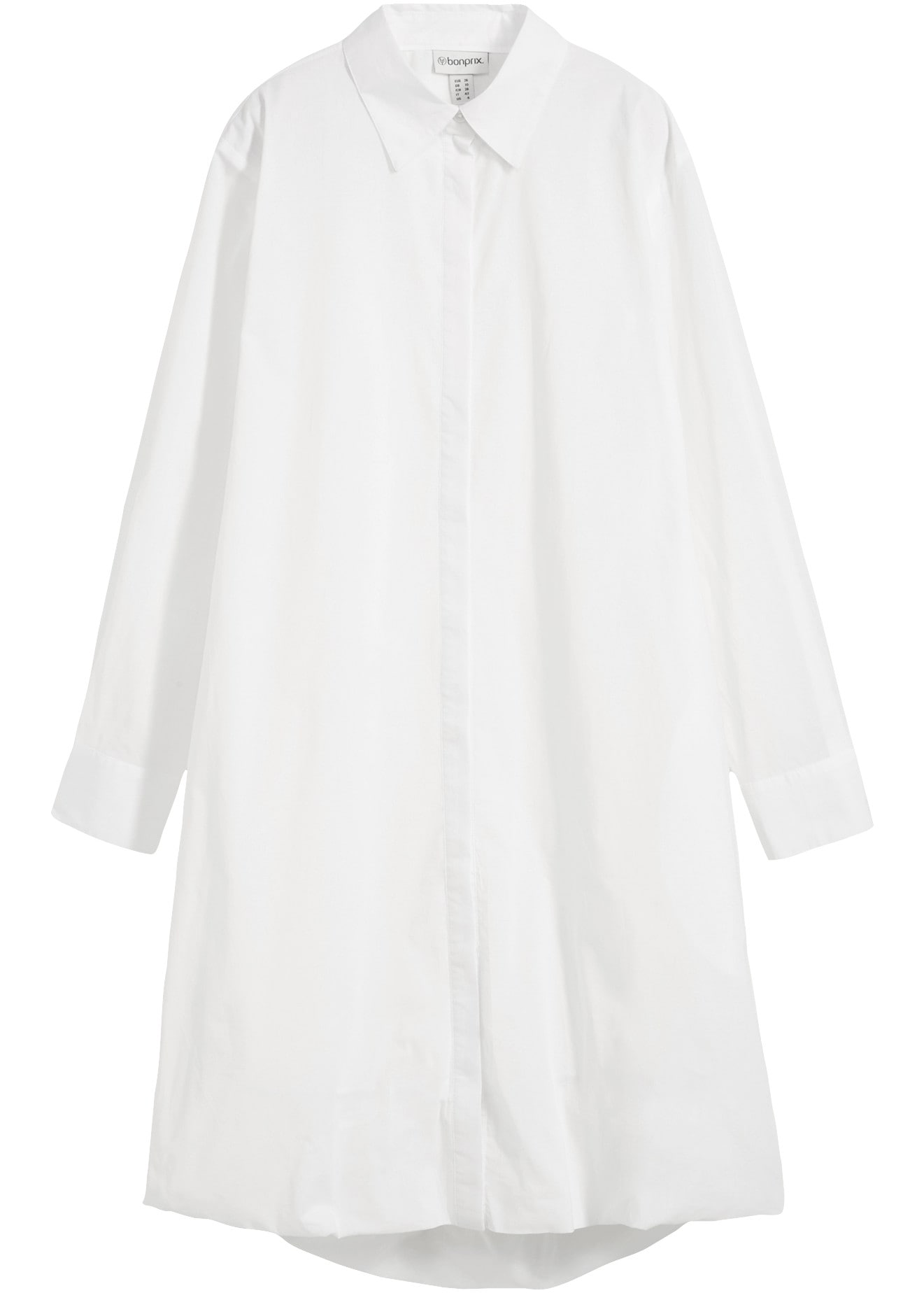 bonprix Hemdblusenkleid Oversize-Passform, mit Hemdblusenkragen