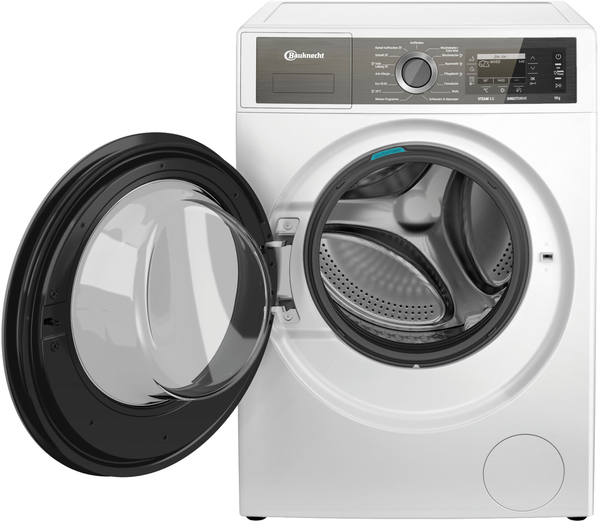 BAUKNECHT Waschmaschine »B7 99 SILENCE DE«, 9 kg, 1400 U/min