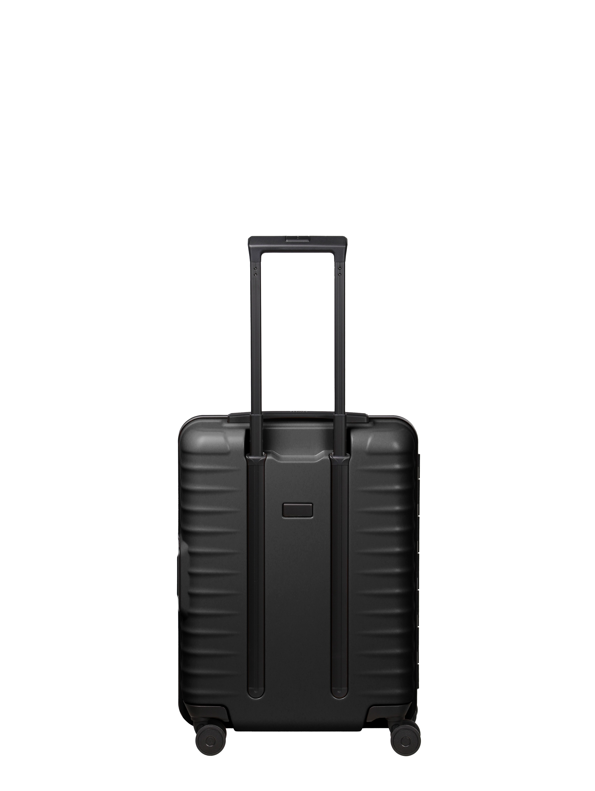 TITAN® Trolley »OVERSEAS Koffer Hartschale« 38 l 4 Rollen mit TSA-Rahmenschloss, Mono-Lock und kratzresistenter Oberfläche