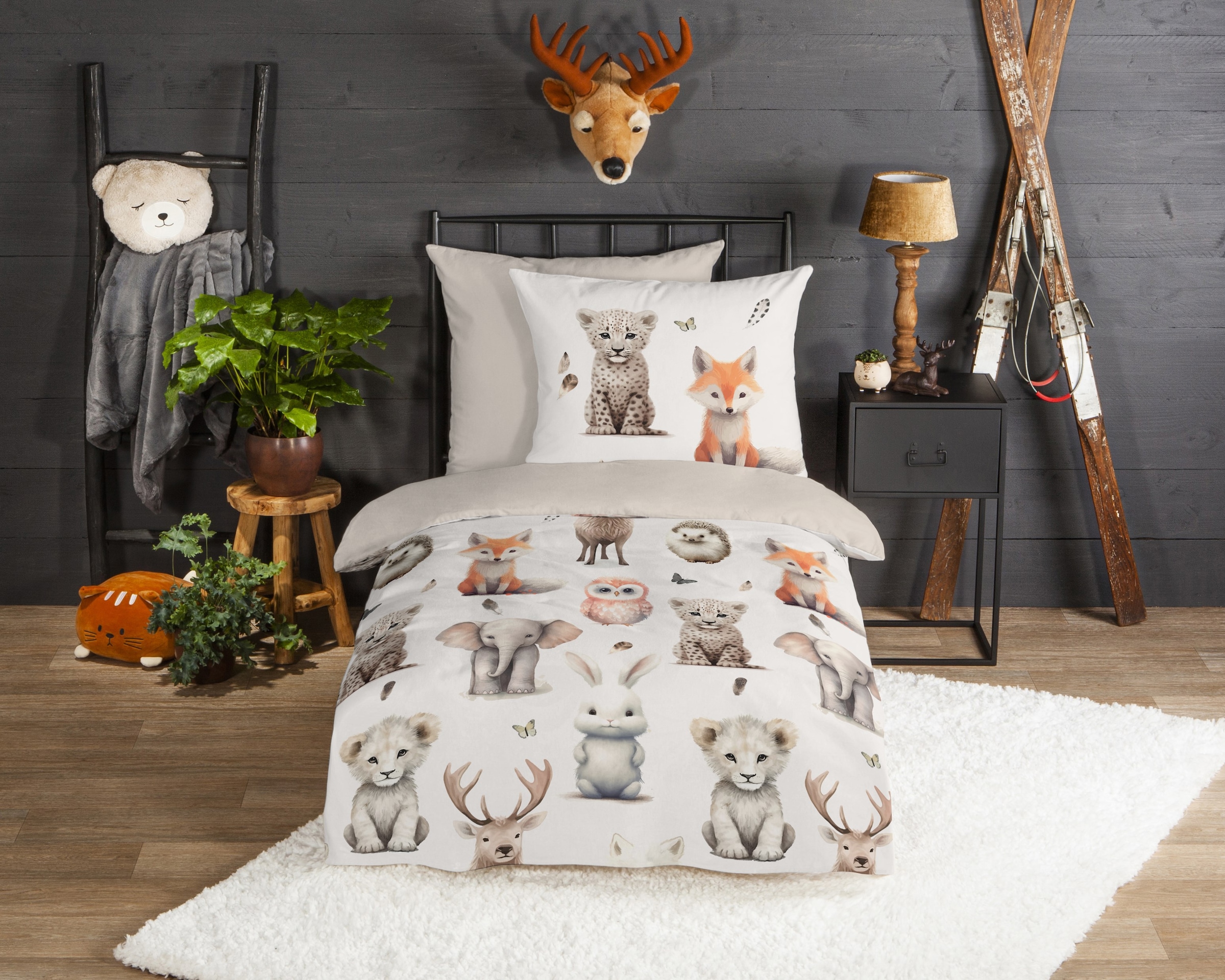 good morning Kinderbettwäsche "Svenmu" 2 Stk. tlg. Flanell Biber, 135x200, günstig online kaufen