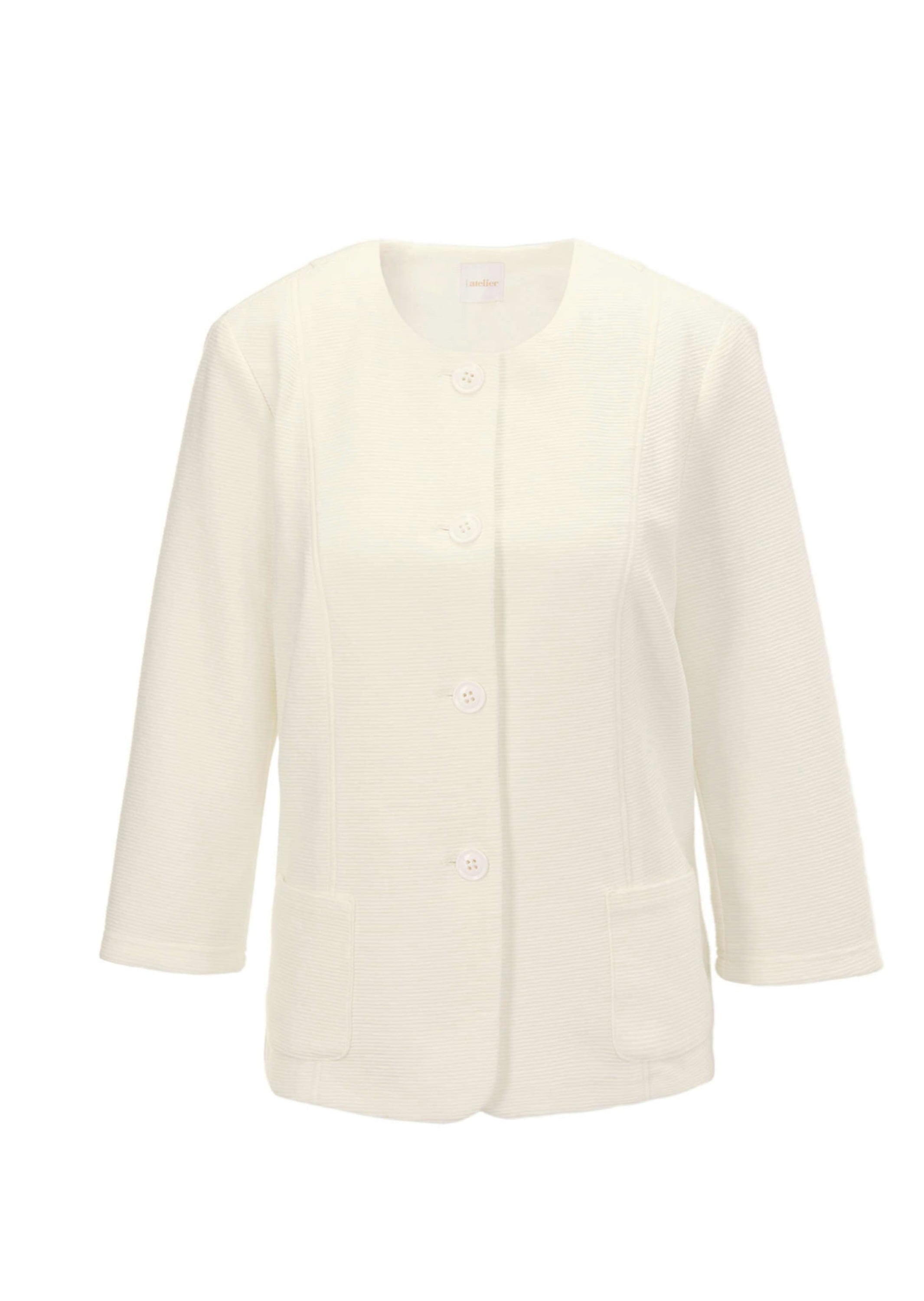 GOLDNER Jackenblazer "Kurzgröße Bequeme Kleiderjacke mit Struktur" günstig online kaufen