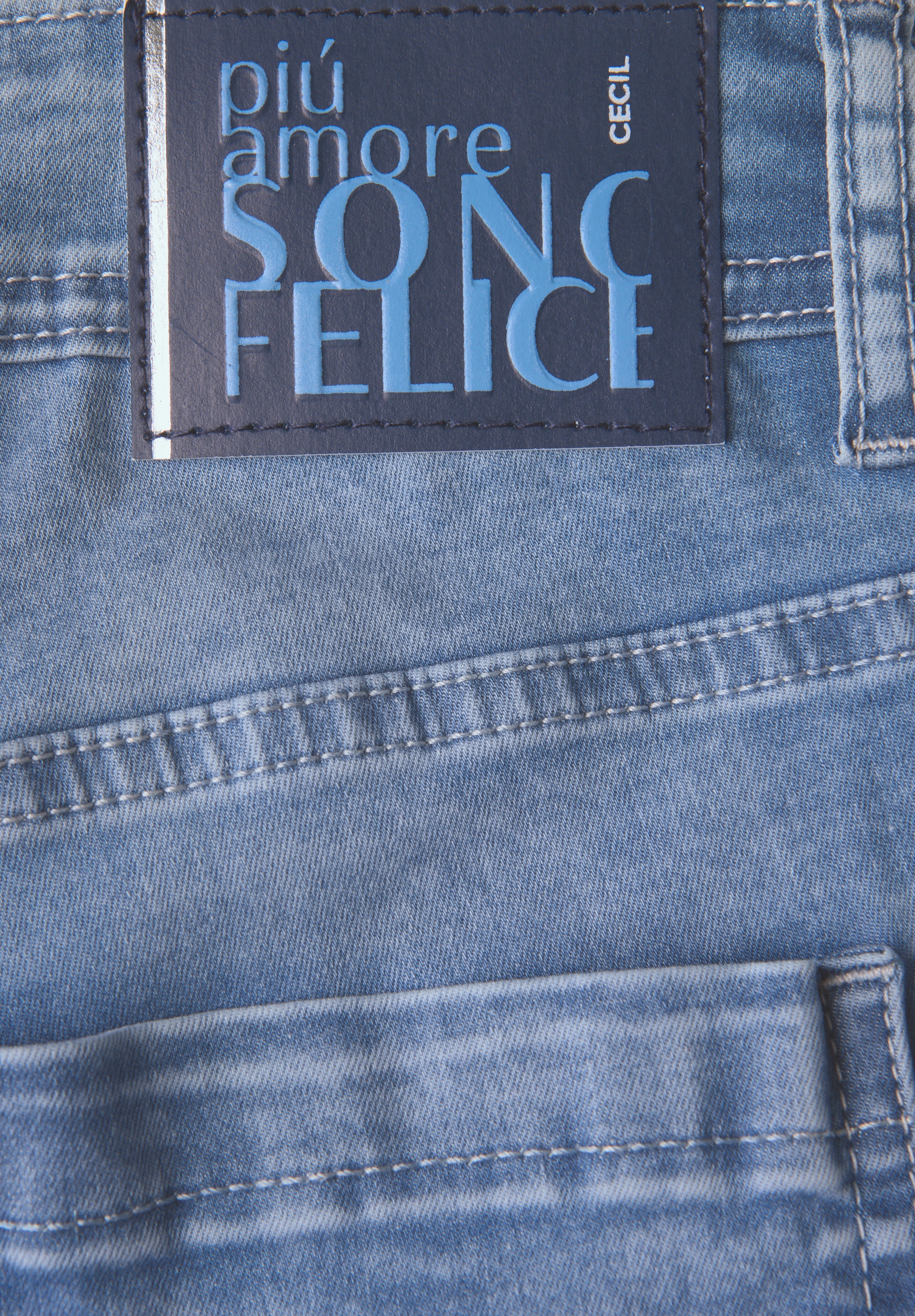 Cecil Comfort-fit-Jeans, Middle Waist