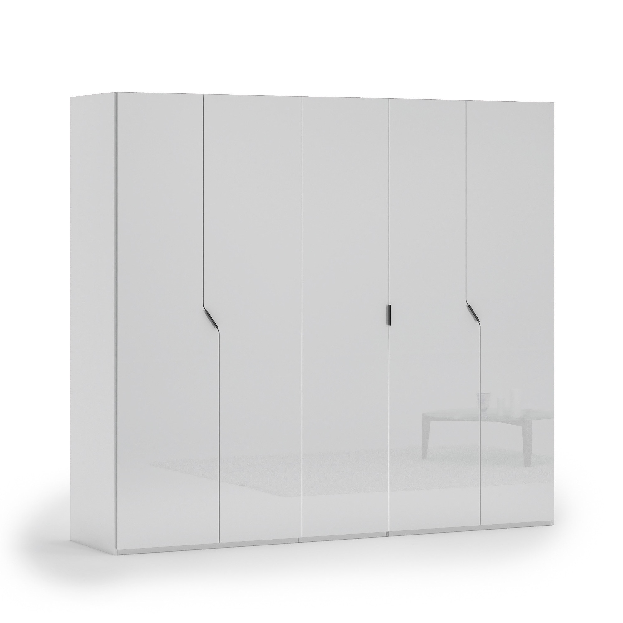 Home affaire Kleiderschrank "AMETISTA, Drehtürenschrank, designgeformten Fr günstig online kaufen