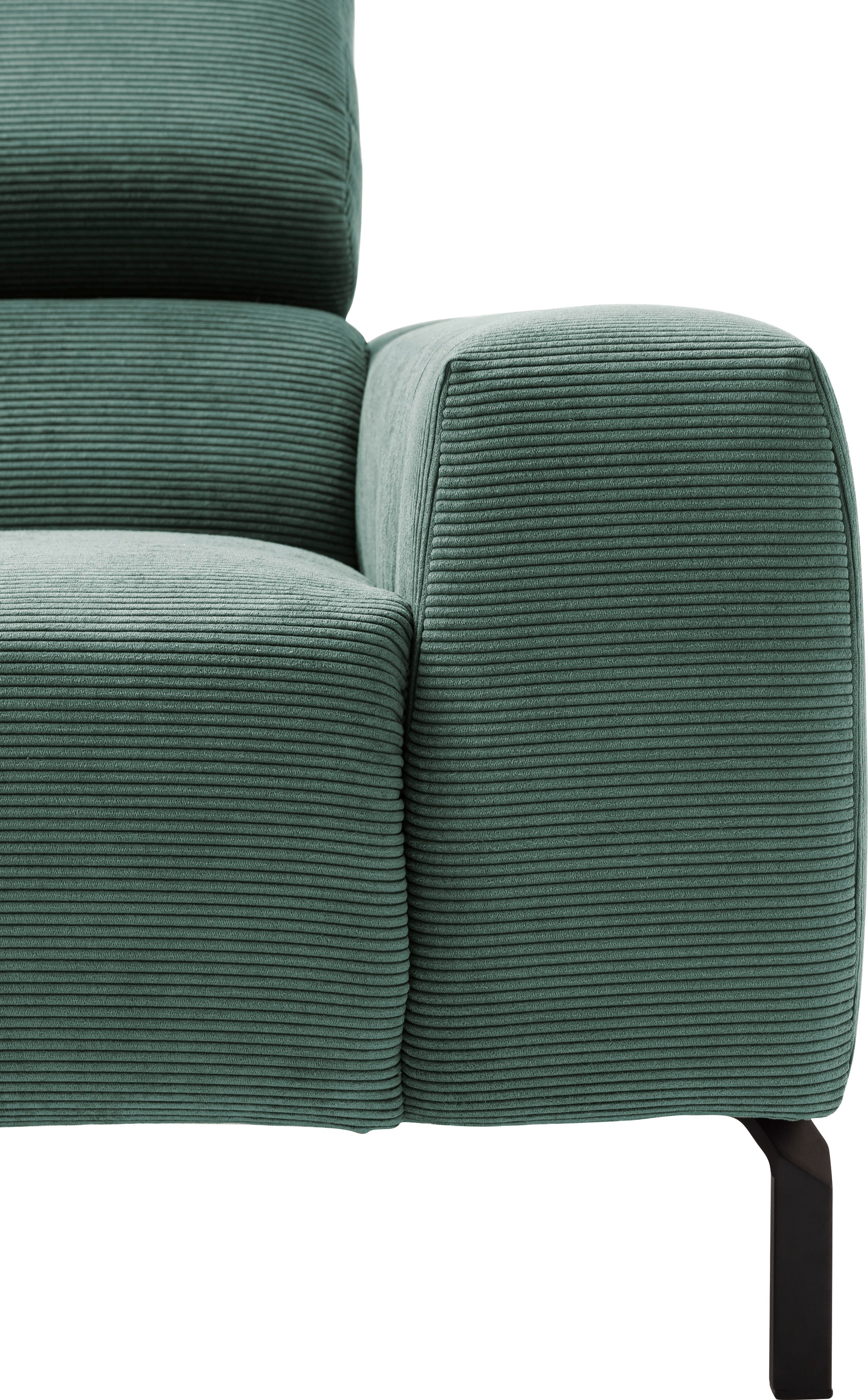 Places of Style Ecksofa »Cleveland, L-Form, incl. Kopfteilverstellung, Breite 276 cm«, wahlweise elektrischer Sitzvorzug