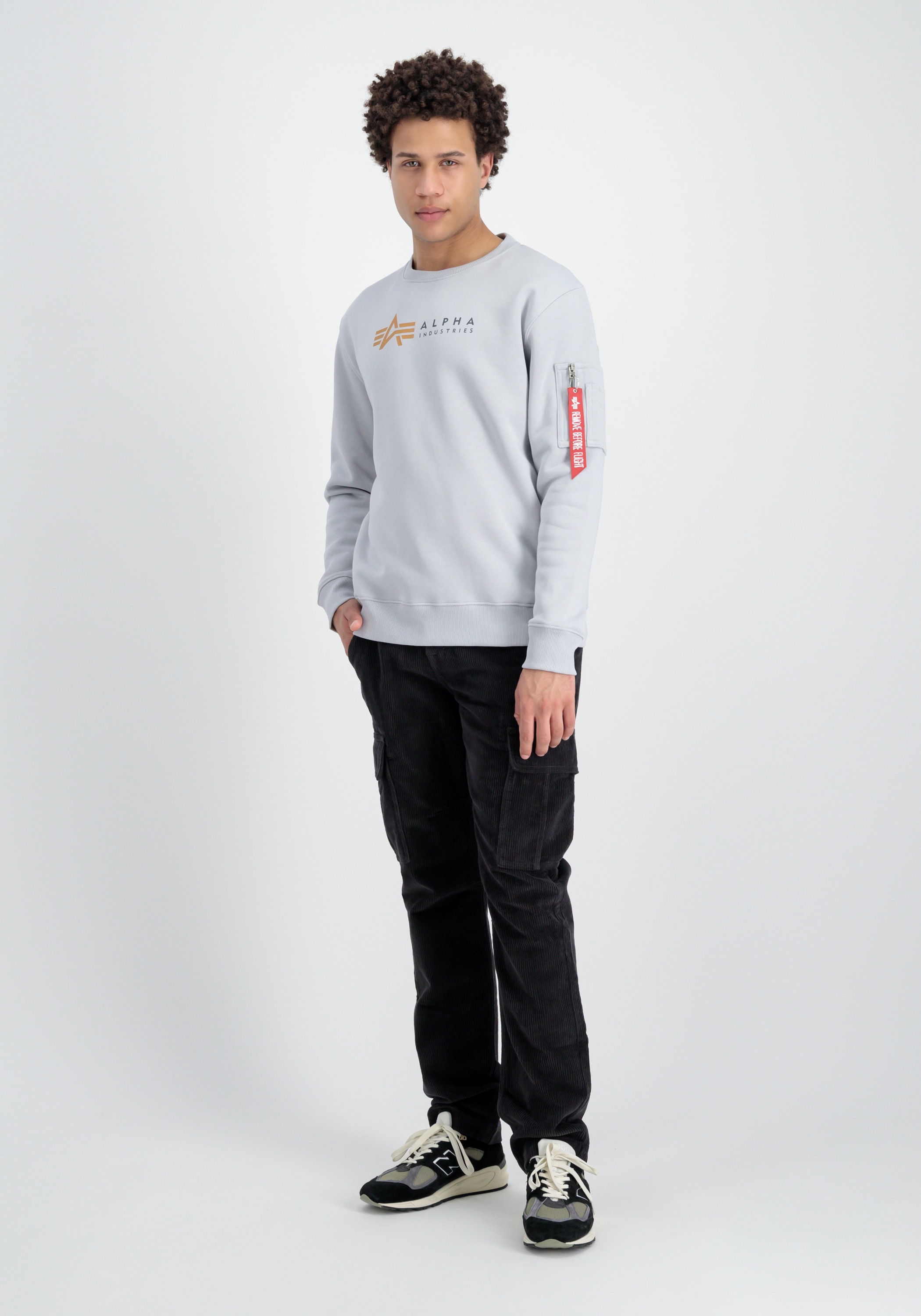 Alpha Industries Sweater "Alpha Industries Men - Sweatshirts Alpha Label Sw günstig online kaufen