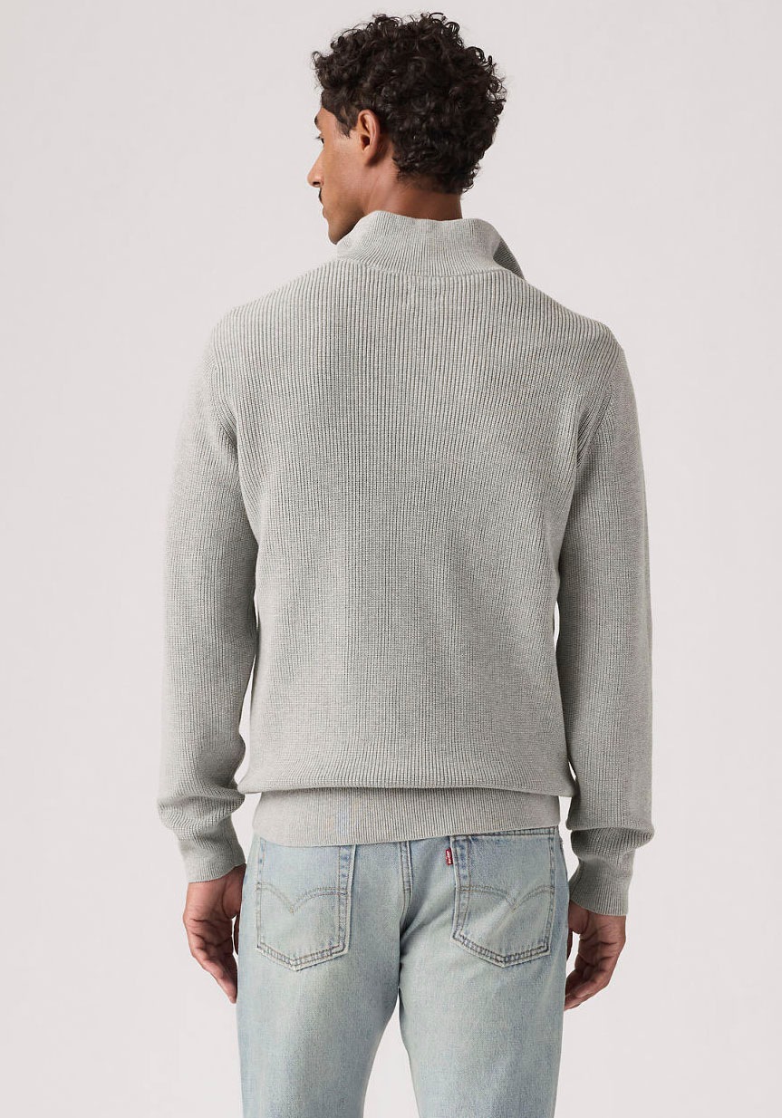 Thumbnail - Levis Strickpullover "HM QUARTER ZIP SWEATER" mit Zipper und Struktur