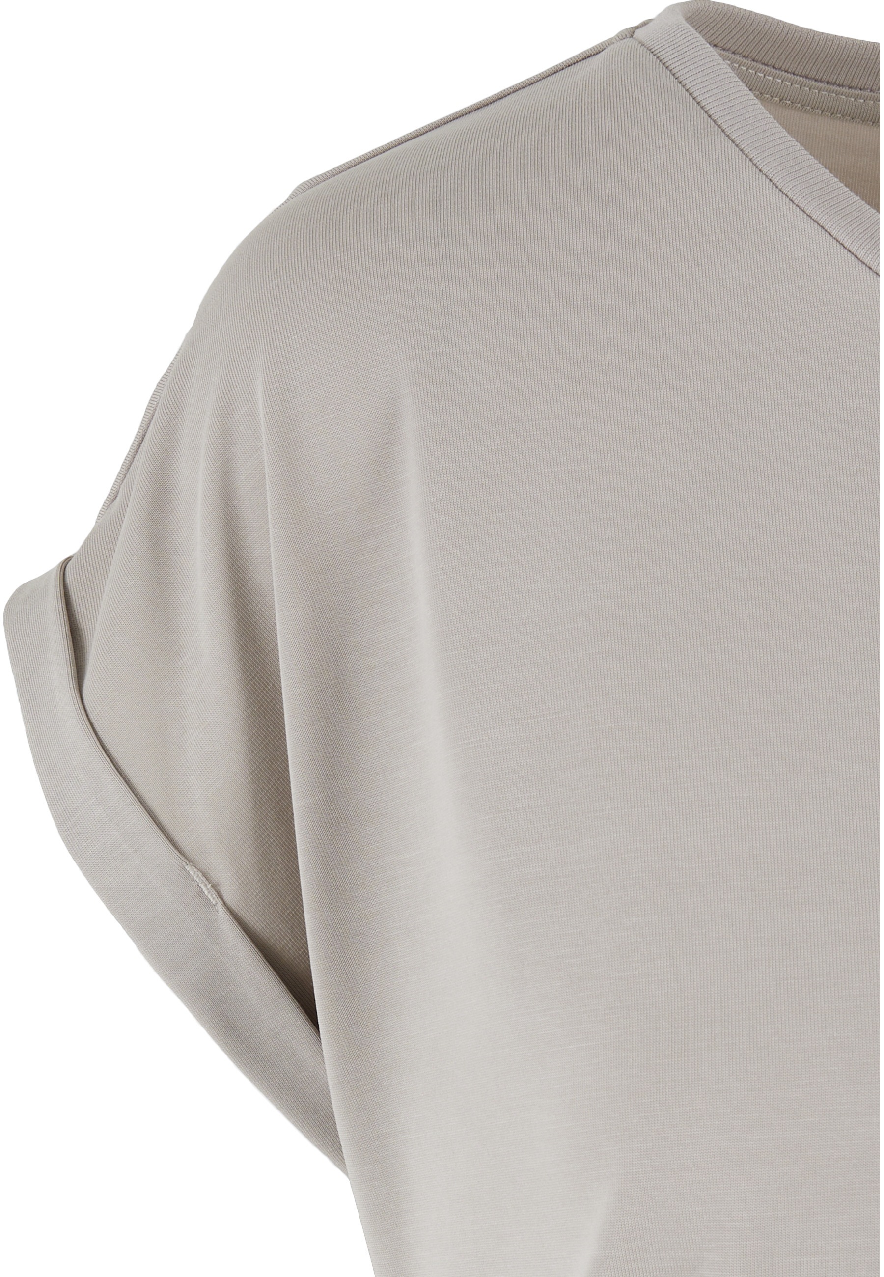 URBAN CLASSICS Kurzarmshirt »Urban Classics Damen Ladies Modal Extended Shoulder Tee« 1 Stk.