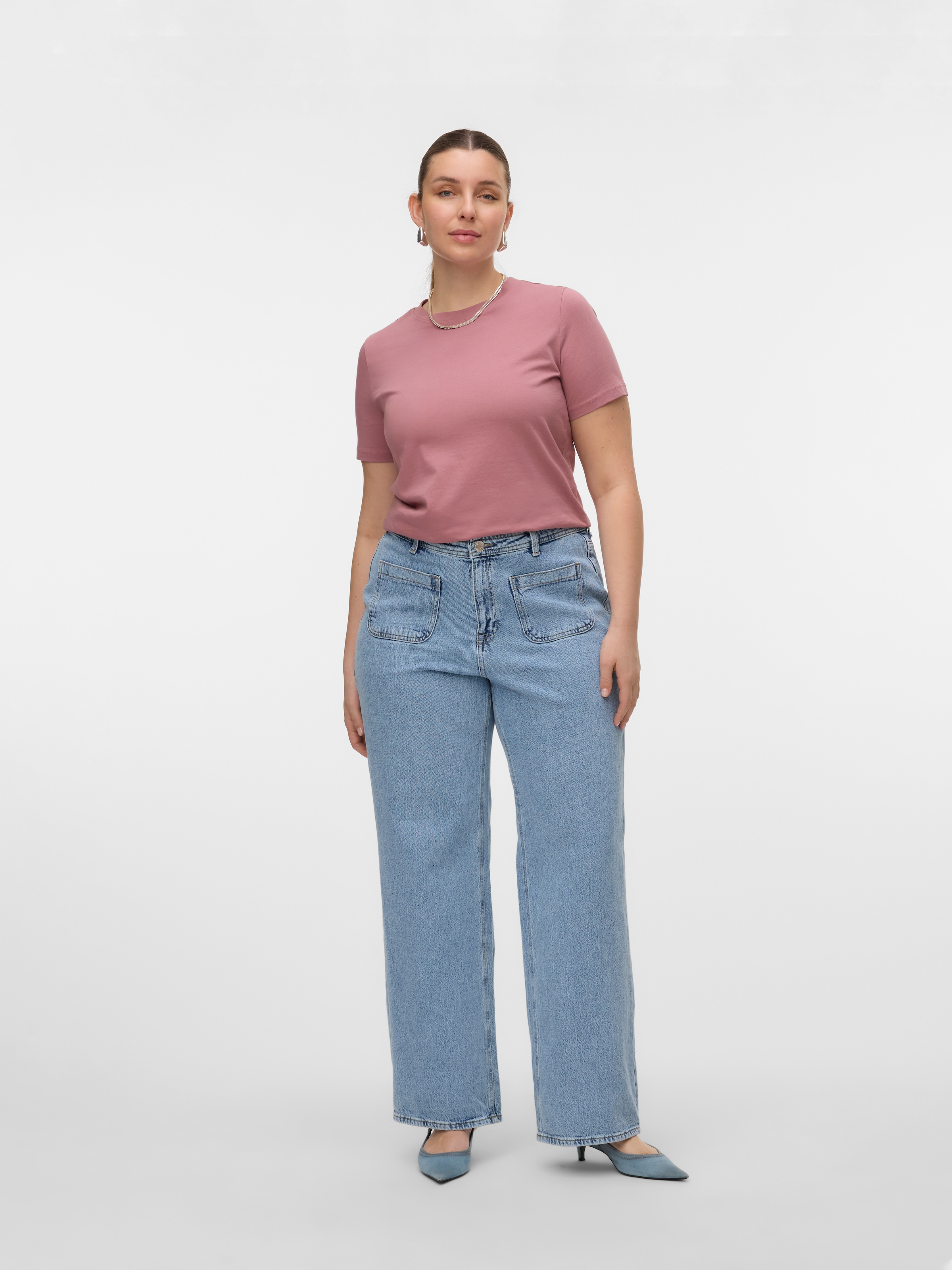 Vero Moda Kurzarmshirt »VMPAULINA SS T-SHIRT GA JRS NOOS«