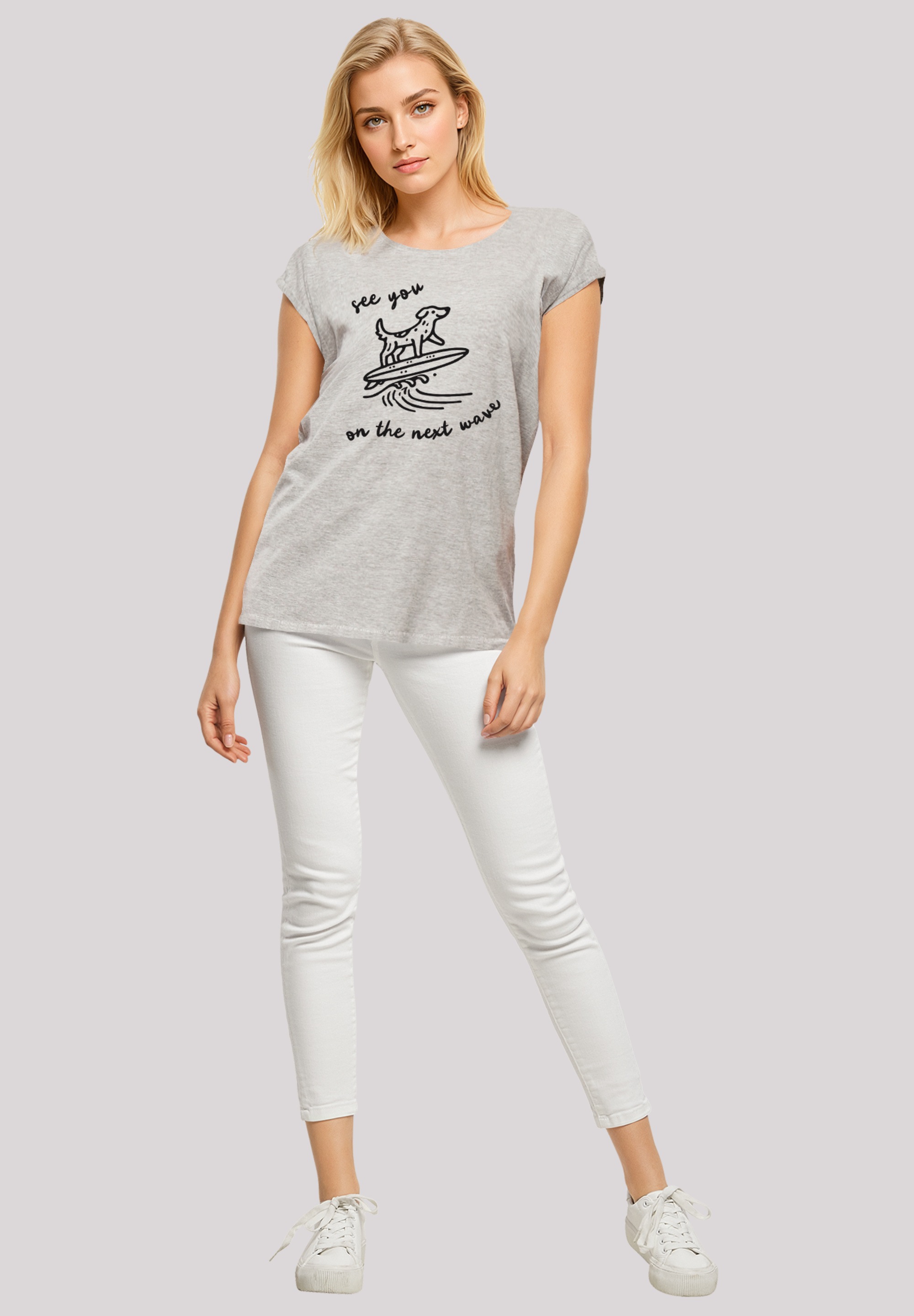F4NT4STIC T-Shirt »See You On The Next Wave«, Premium Qualität