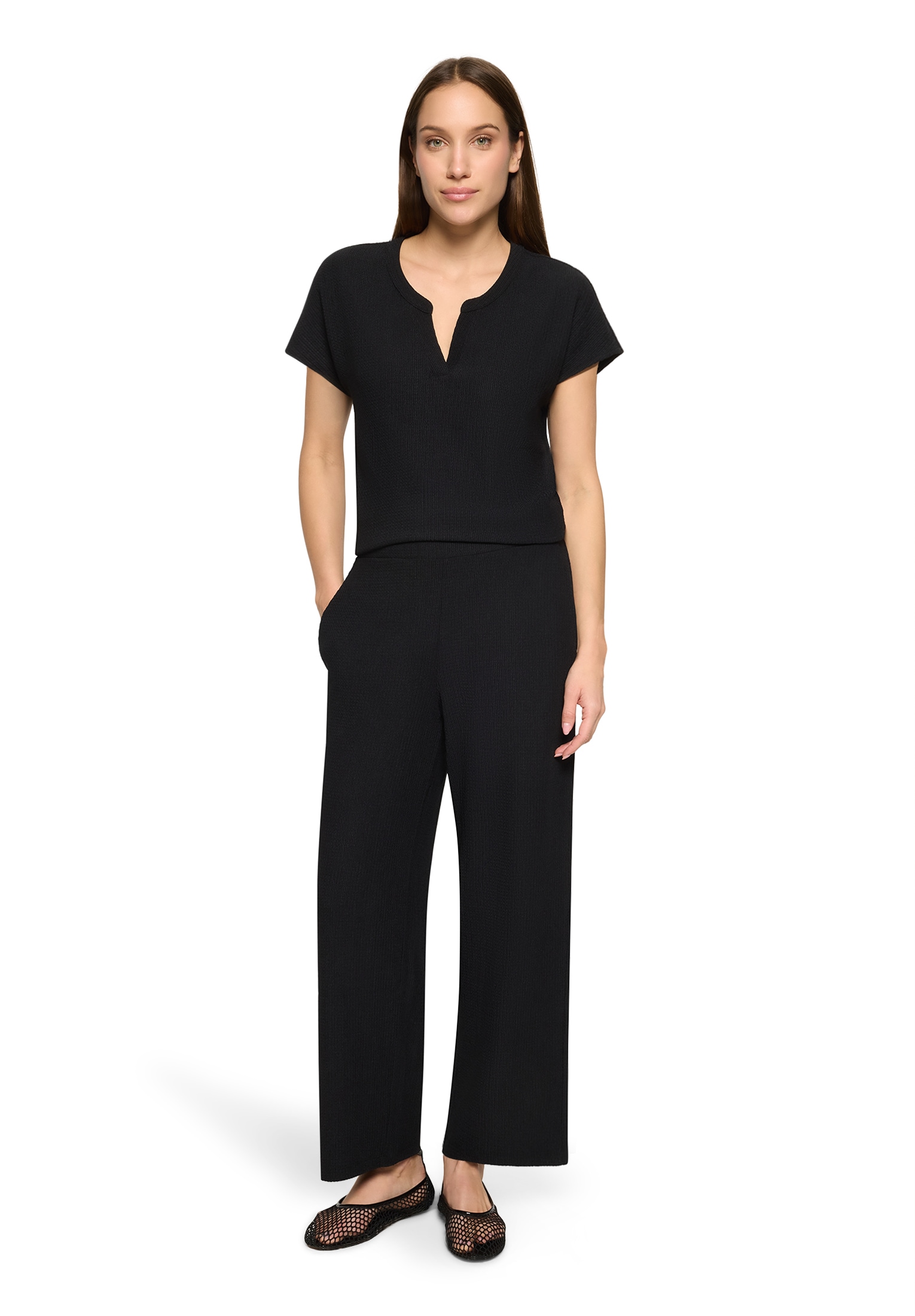 Betty Barclay Kurzarmshirt »Damen mit V-Ausschnitt« 1