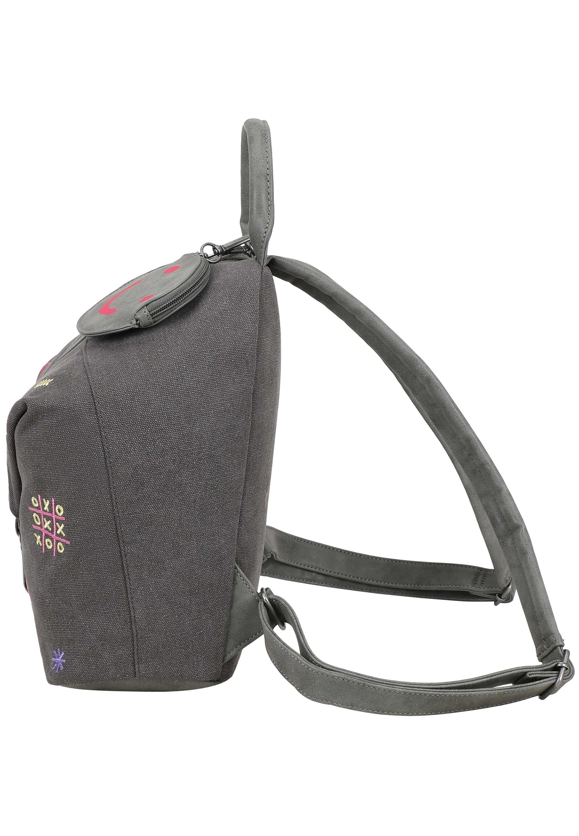 Fritzi aus Preußen Sportrucksack »Marit Limited Embro Fun« mit Stickdetails und abnehmbarem Pocket-Anhänger