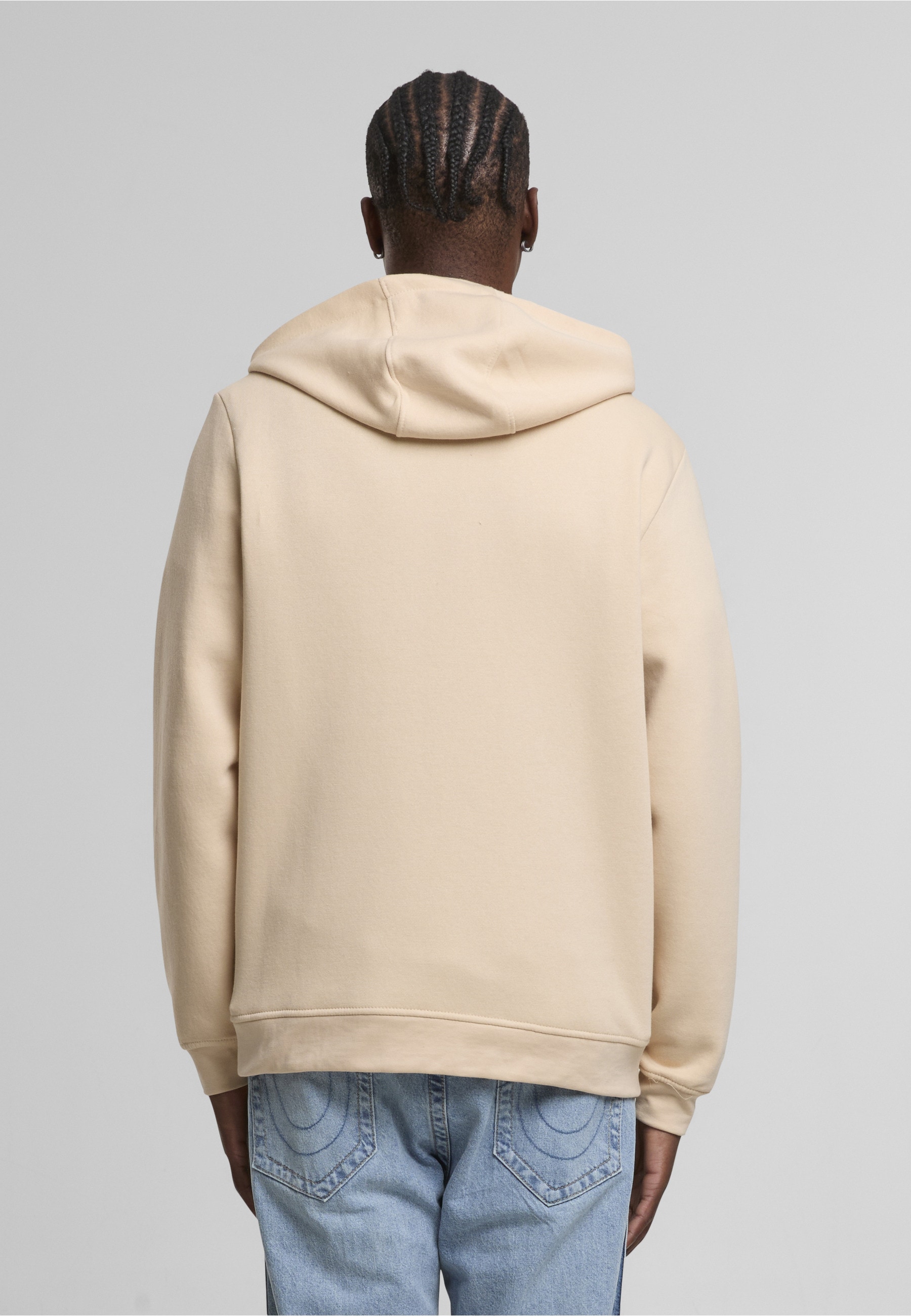 URBAN CLASSICS Kapuzenpullover »Urban Classics Basic Essential Zip Hoody« 1 tlg.