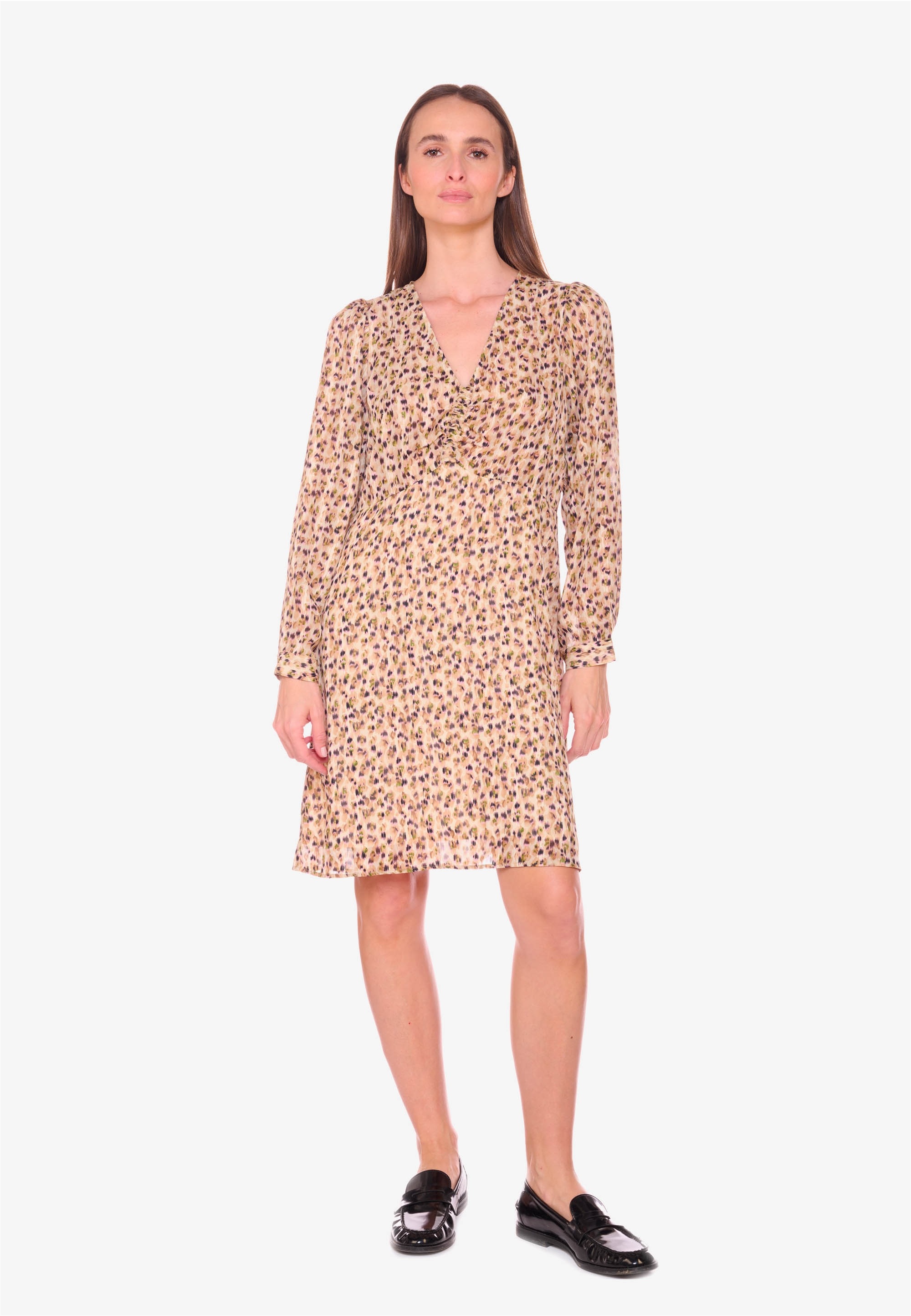 Le Temps Des Cerises Jerseykleid »NAHIA«, mit angesagtem Allover-Print