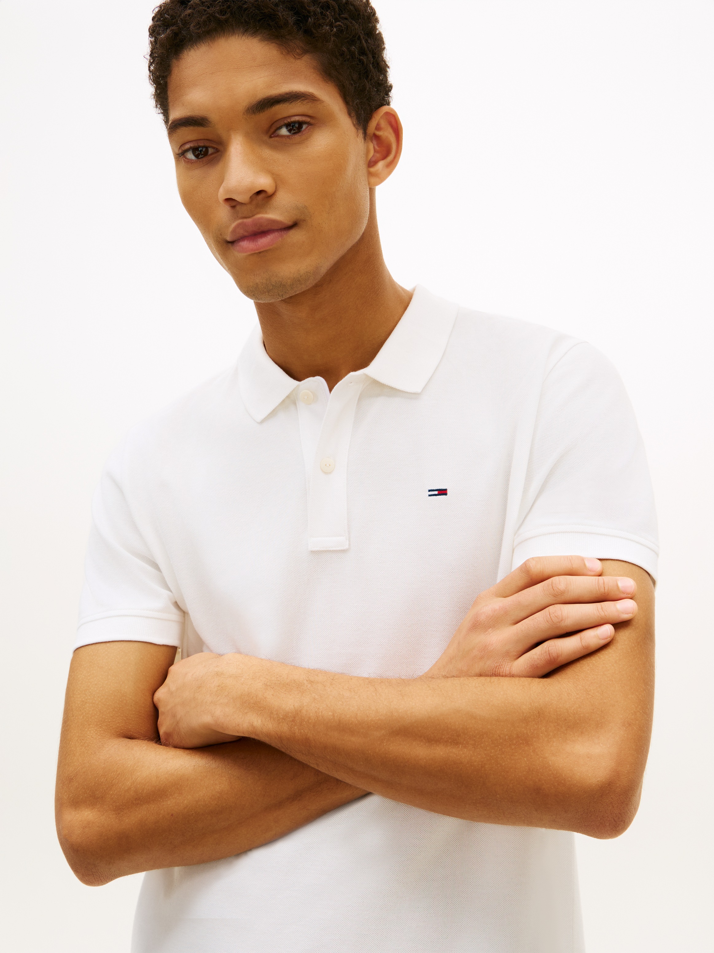 Tommy Jeans Poloshirt "TJM SLIM PLACKET POLO EXT" günstig online kaufen